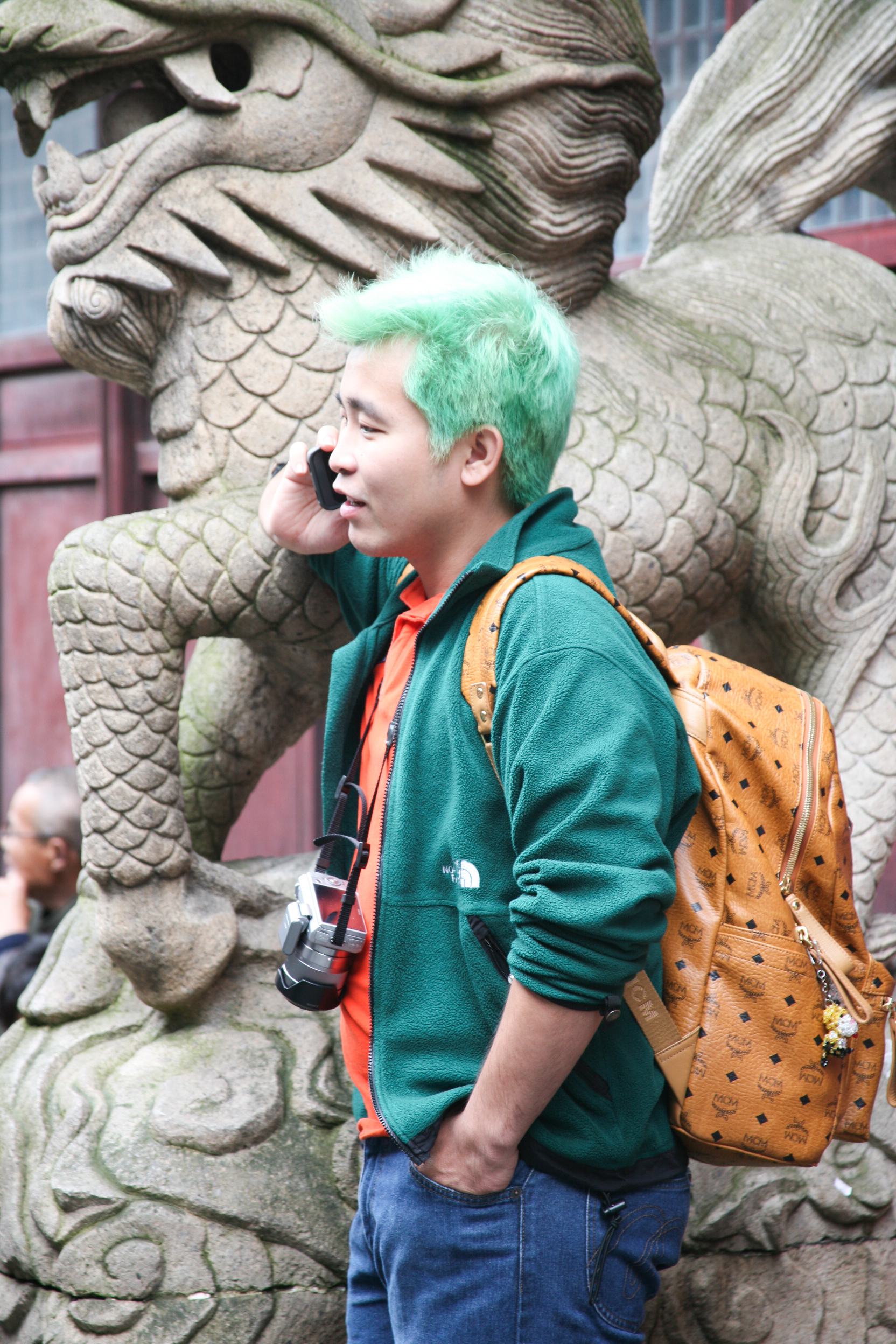 Local tourist, Shanghai, China