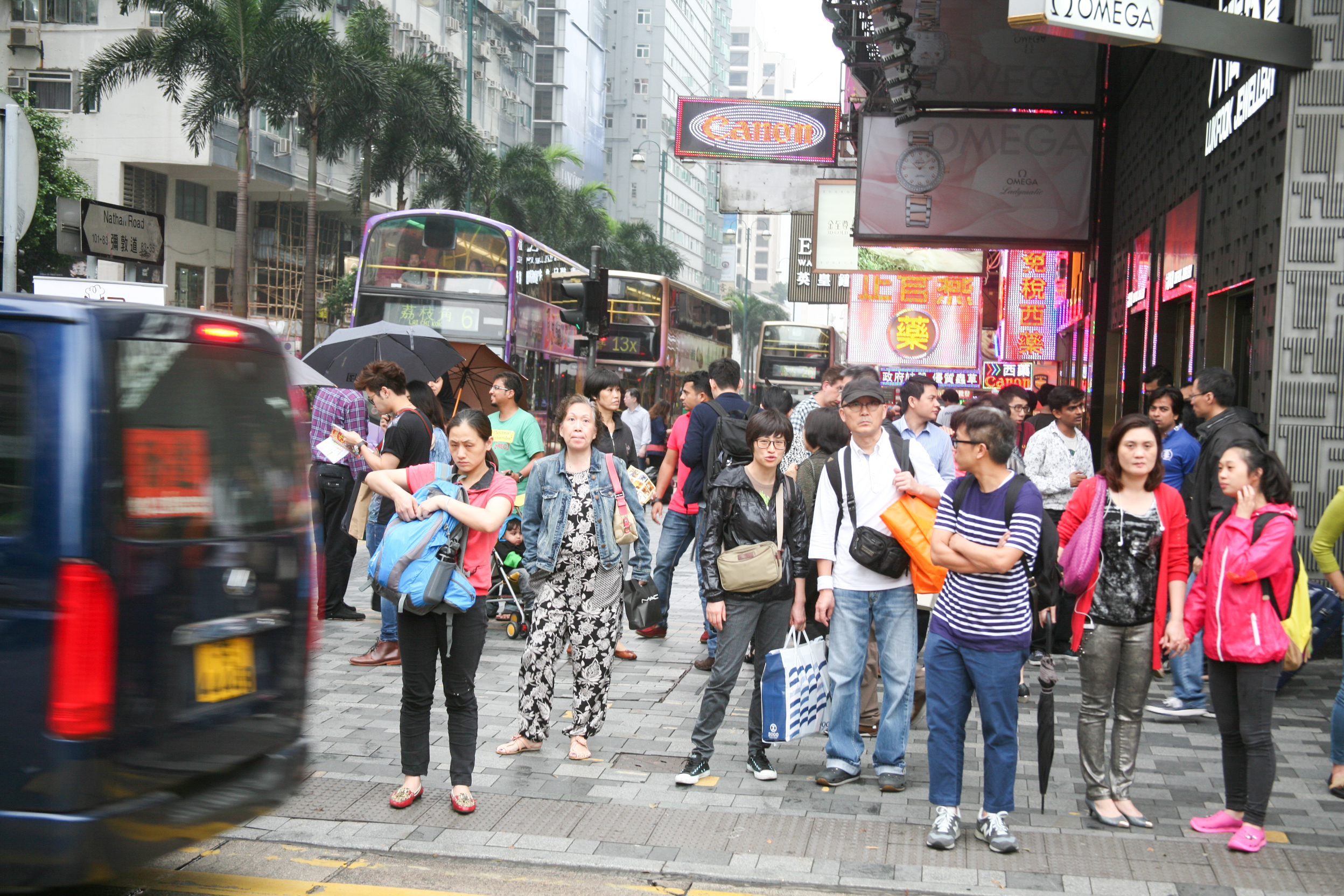 Street corner, Hong Kong