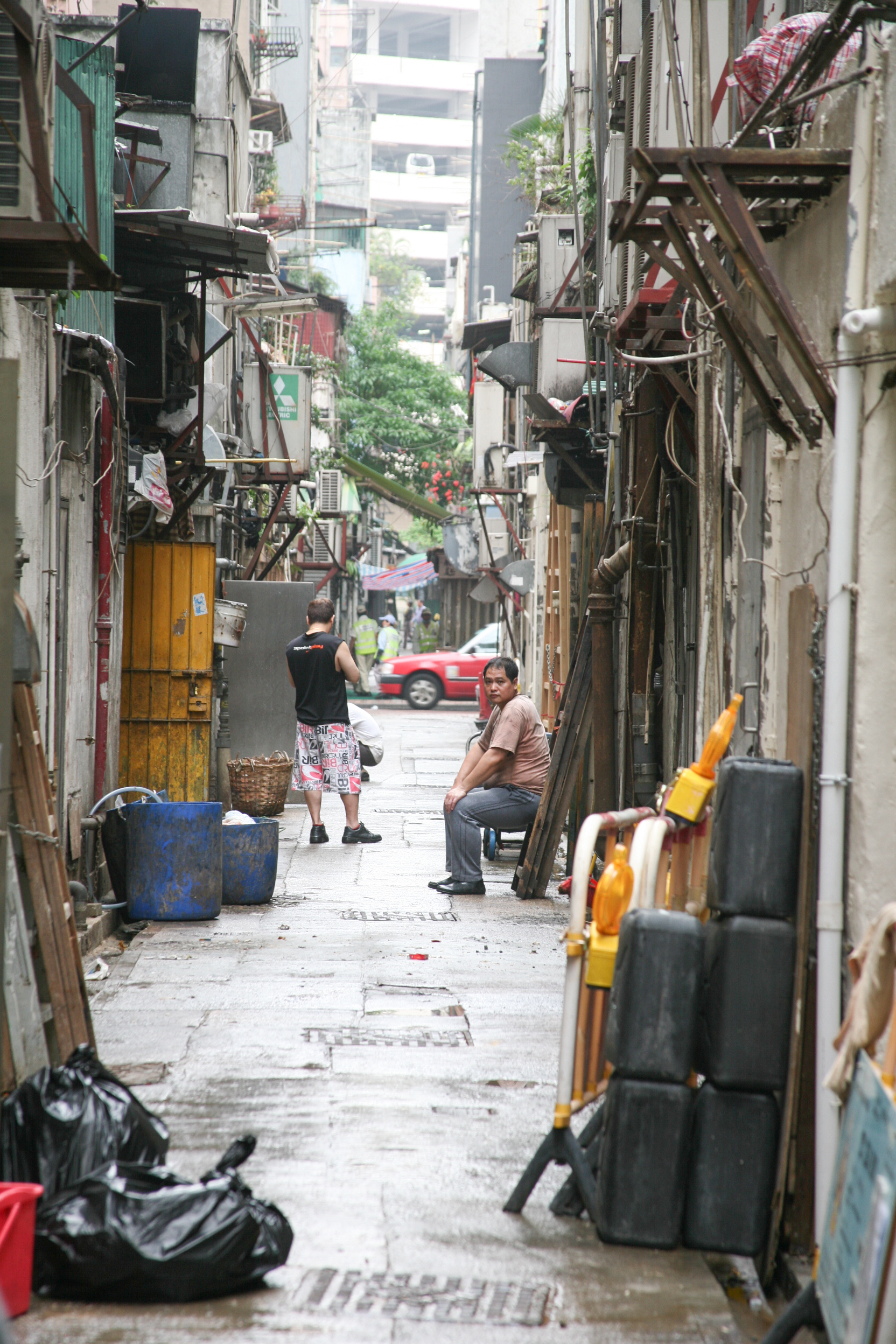 Market alley, Hong Kong