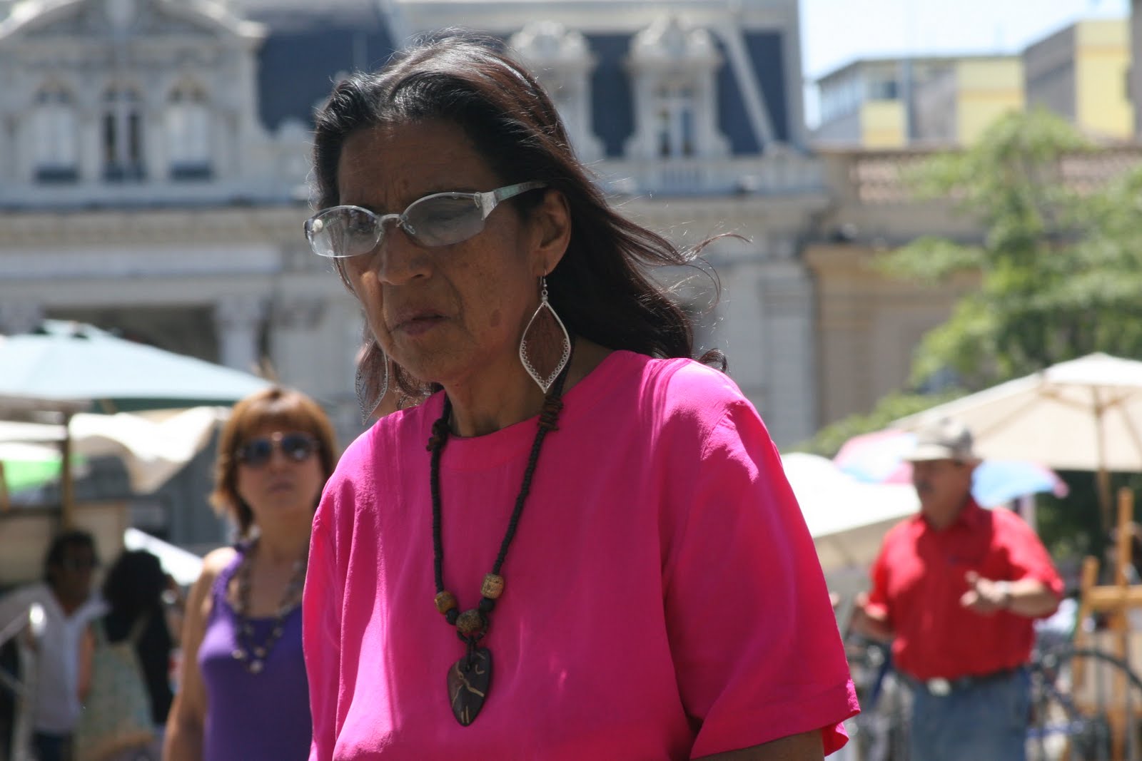 local woman in Santiago, Chile