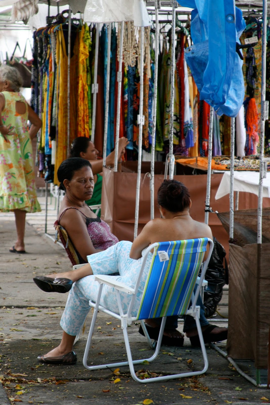 Art vendors, Rio de Janeiro, Brazil