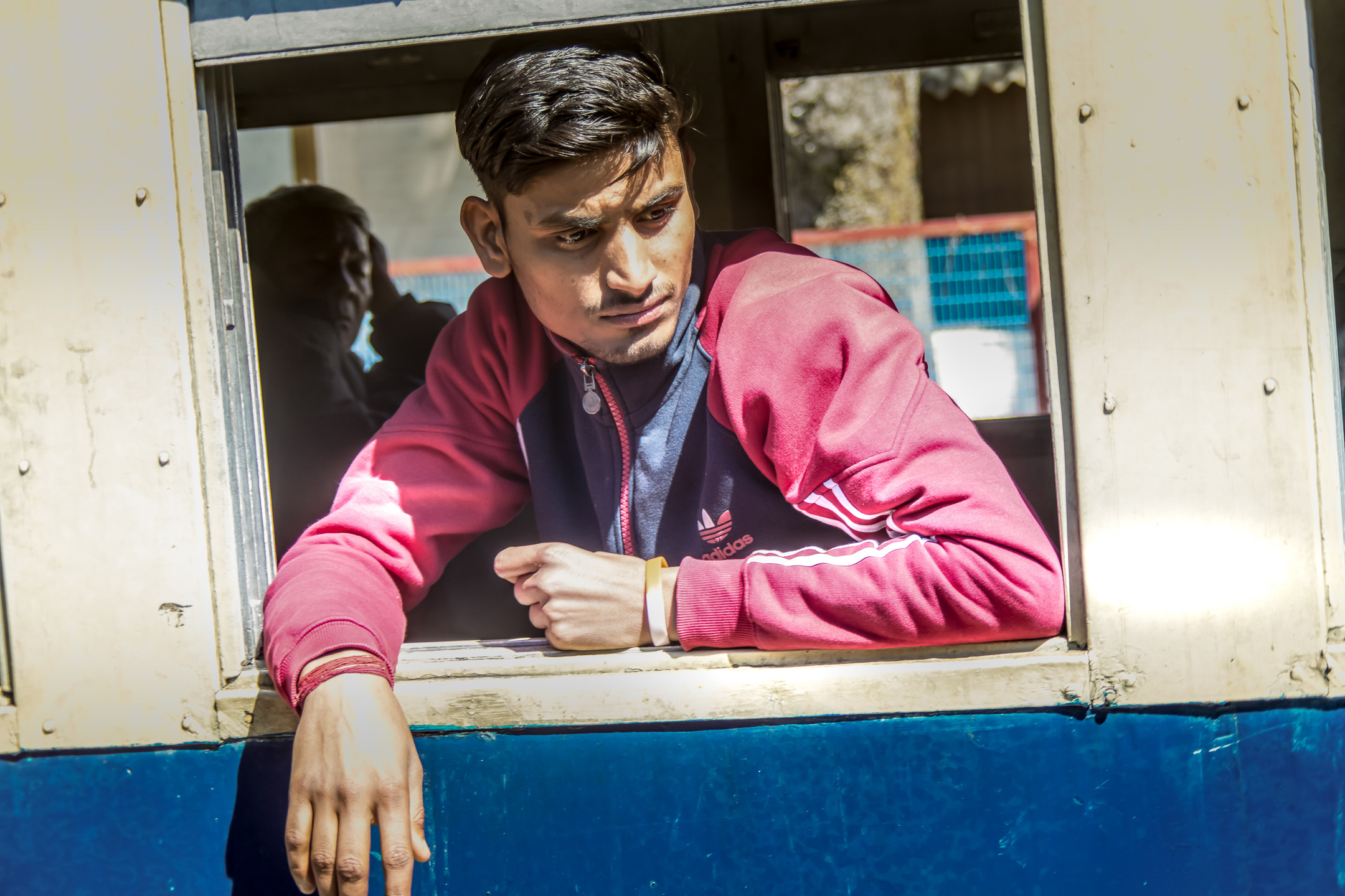 Local train at Kangra, India