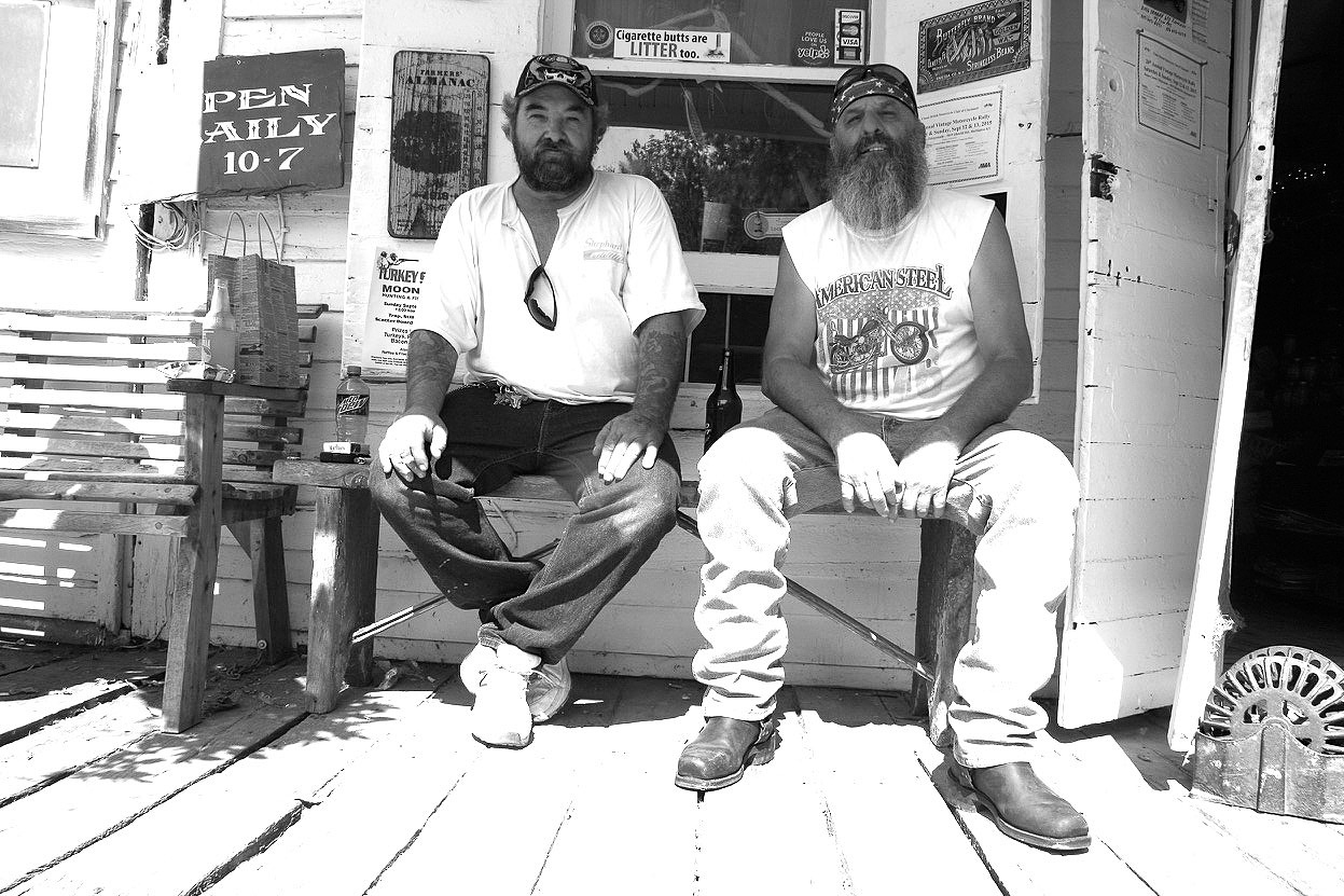 Locals at Rabbit Hash, Kentucky