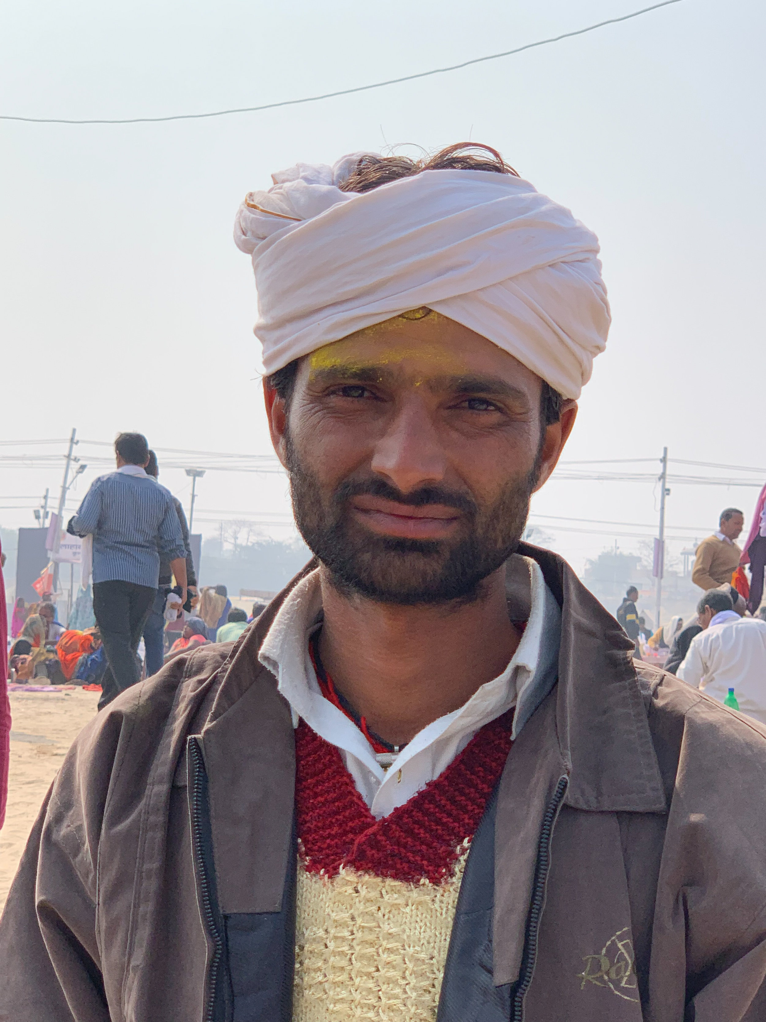 Pilgrim at Kumbh Mela, Prayagraj, India