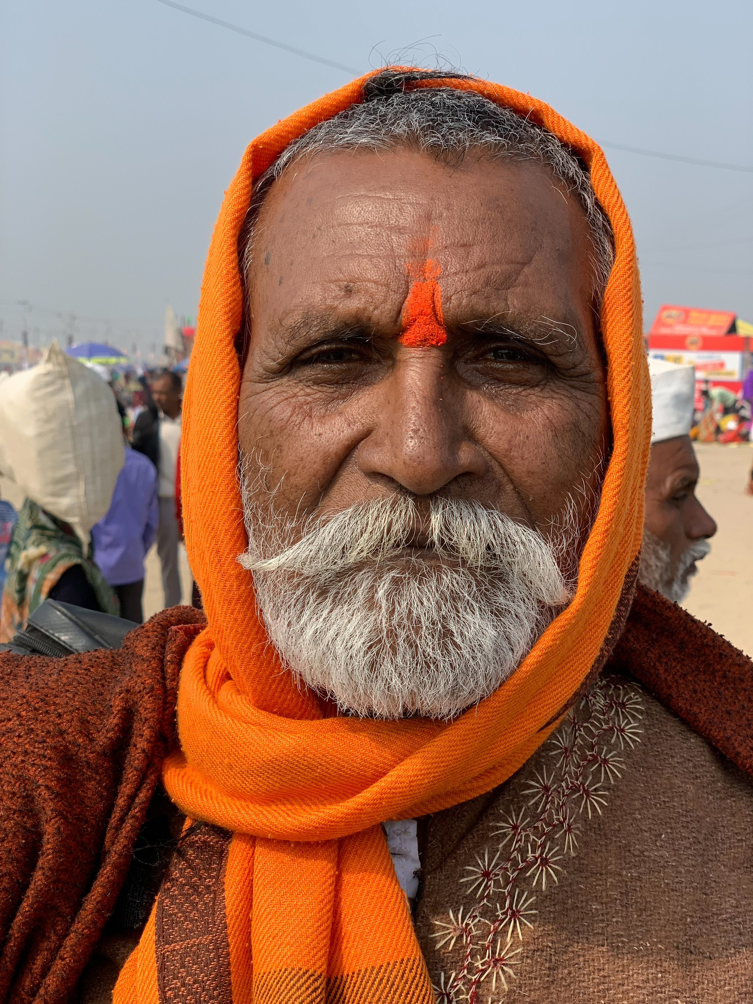 Pilgrim at Kumbh Mela, Prayagraj, India