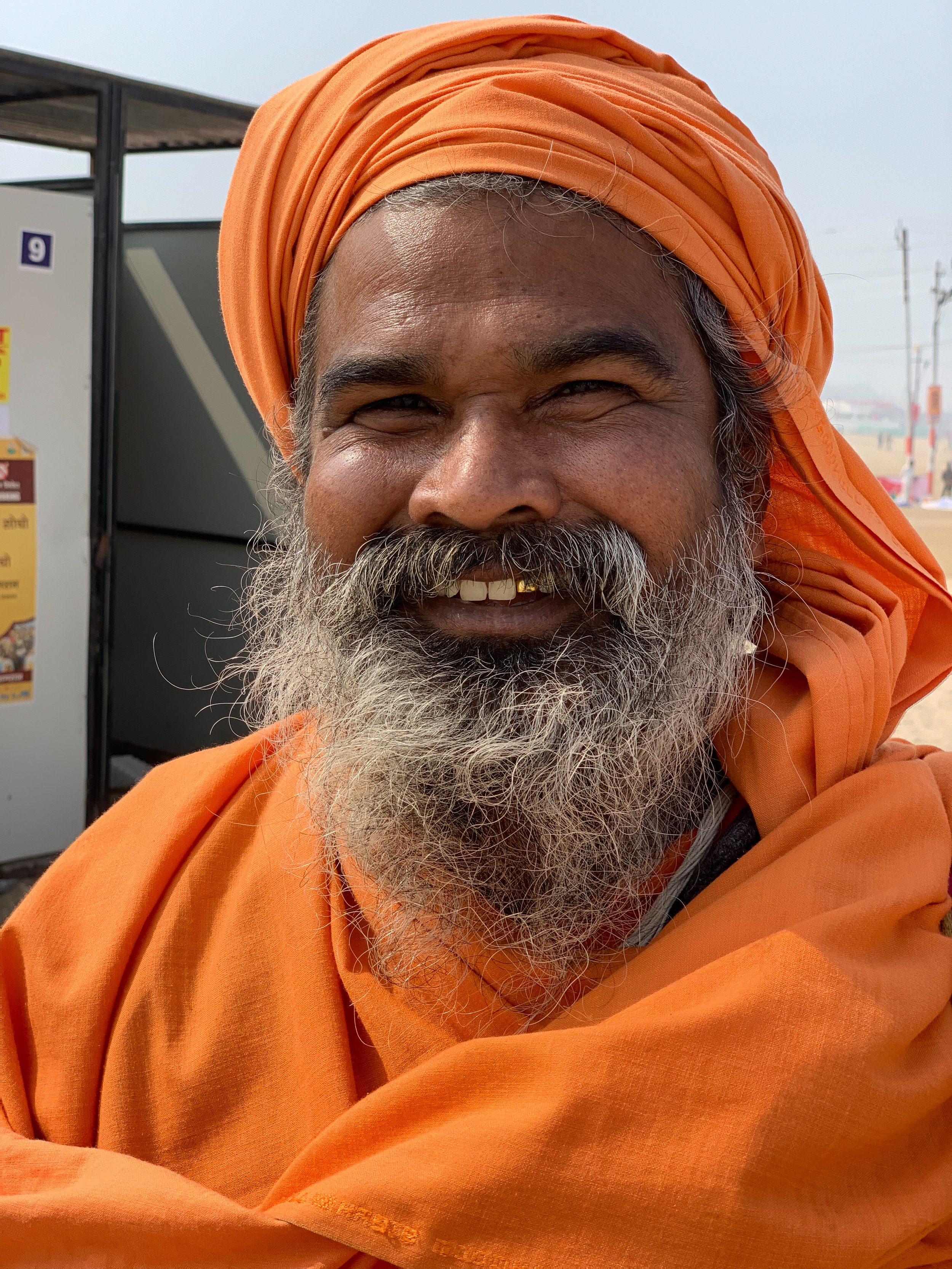 Pilgrim at Kumbh Mela, Prayagraj, India