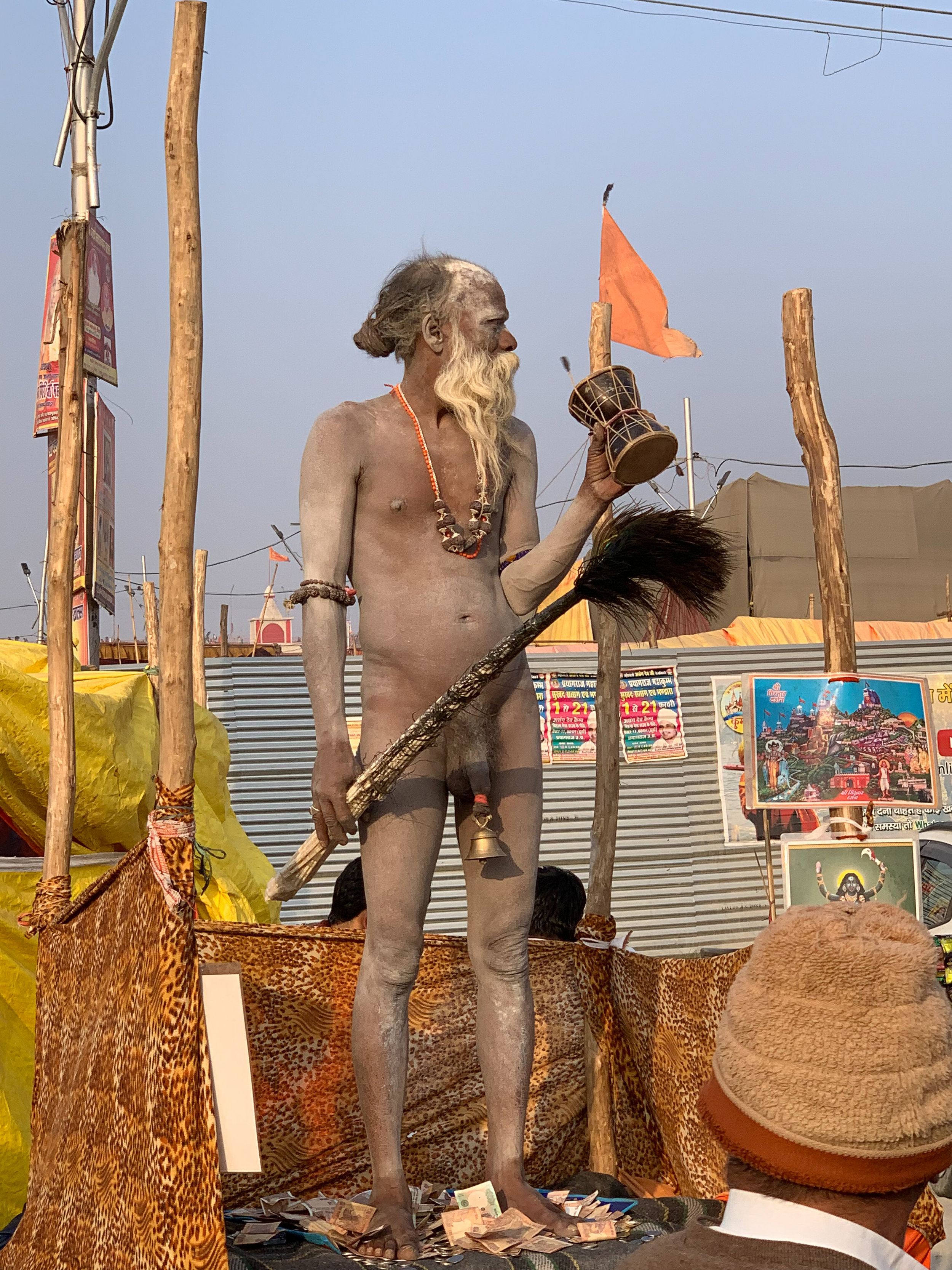 Naga Sadhu, Kumbh Mela, Prayagraj, India