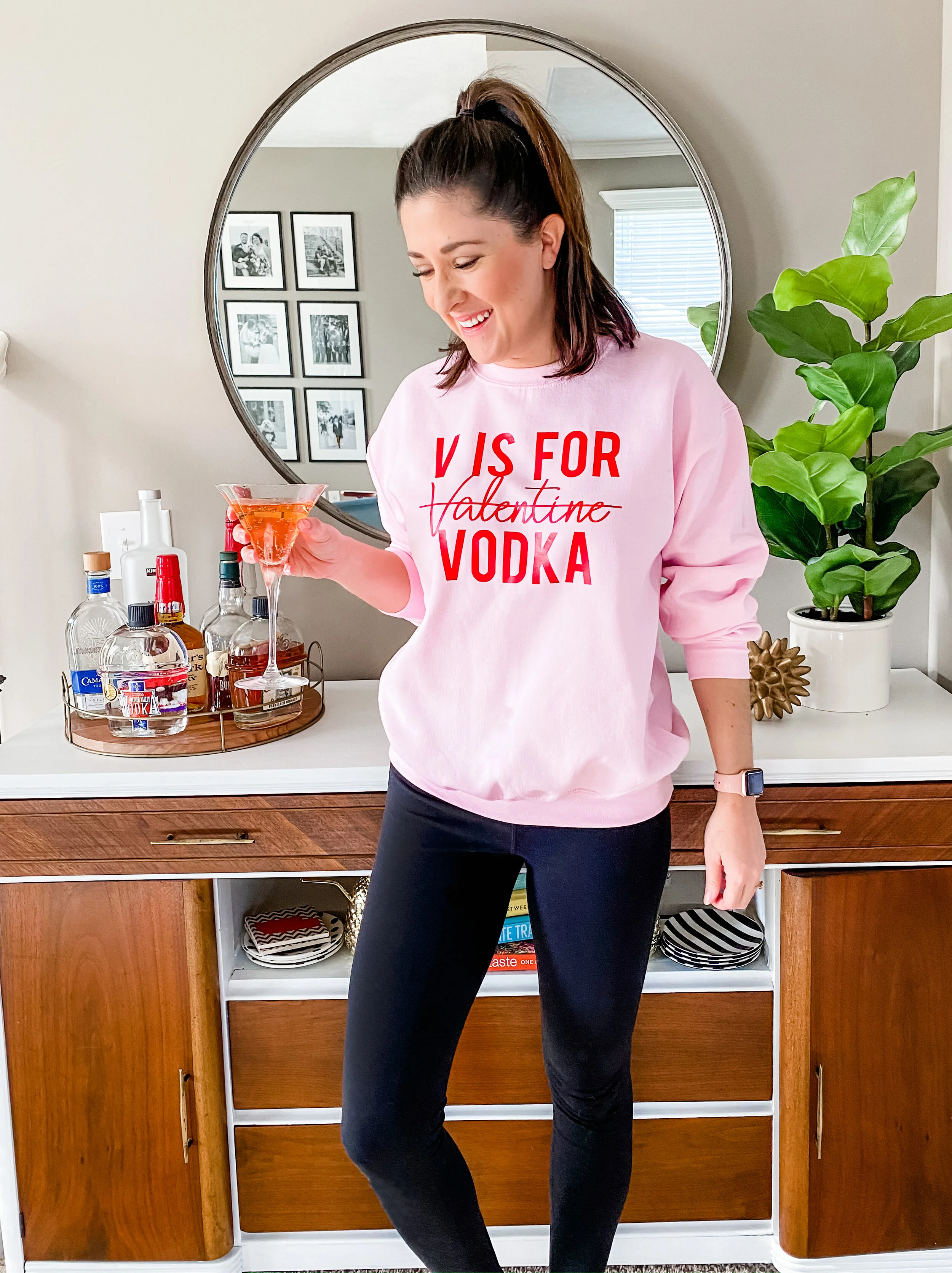 V is for vodka Sweatshirt