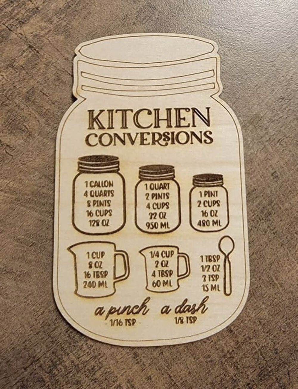 Kitchen Conversion Magnet — Jamie Elizabeth
