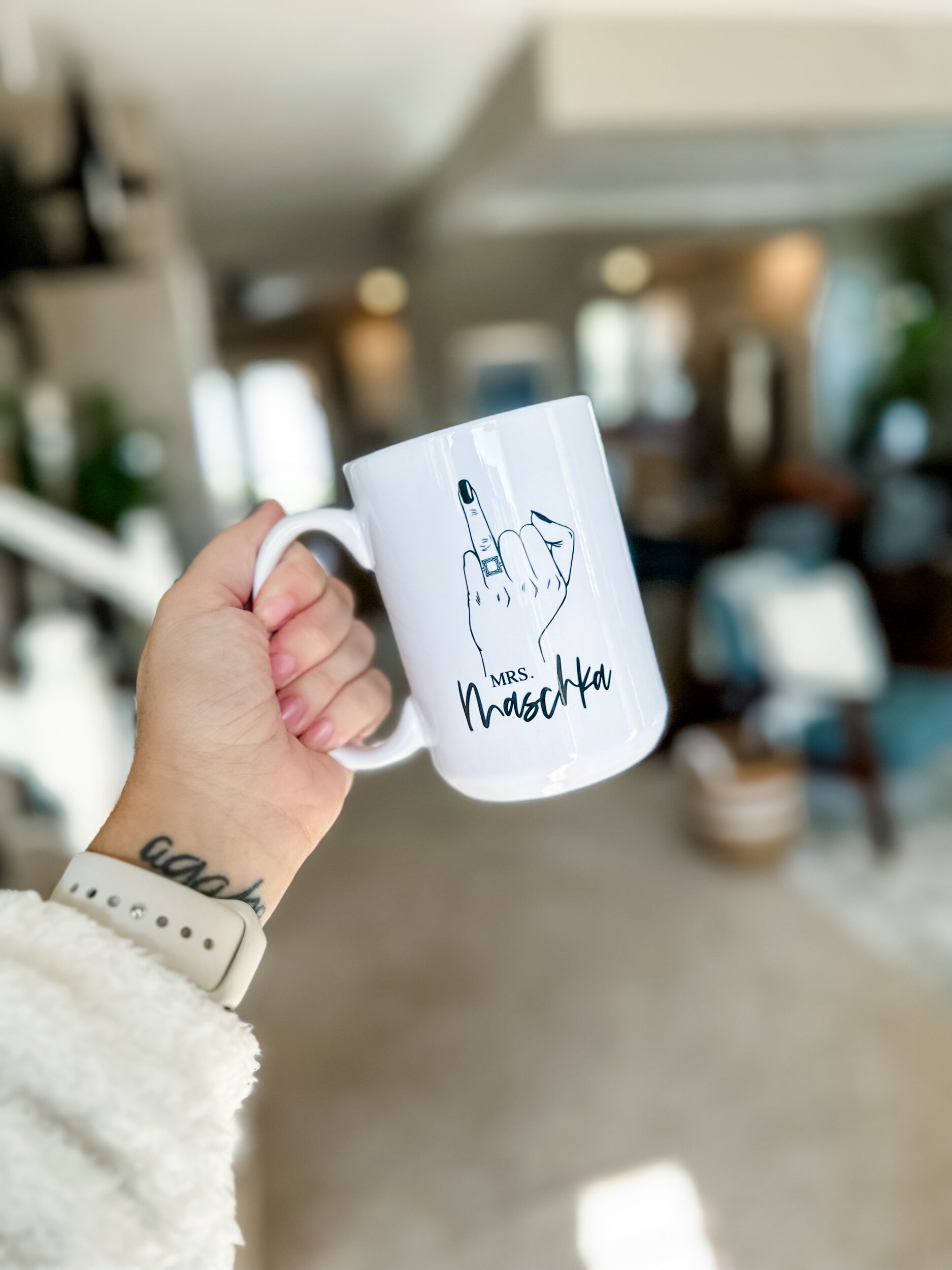 Custom Name Coffee Mug Printed