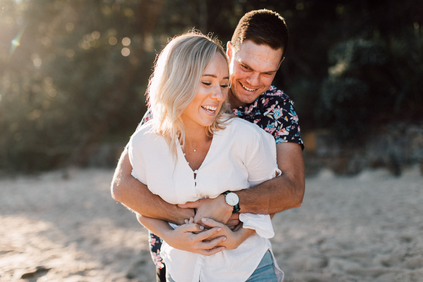Engagement shoot Sydney Balmoral Beach Mosman
