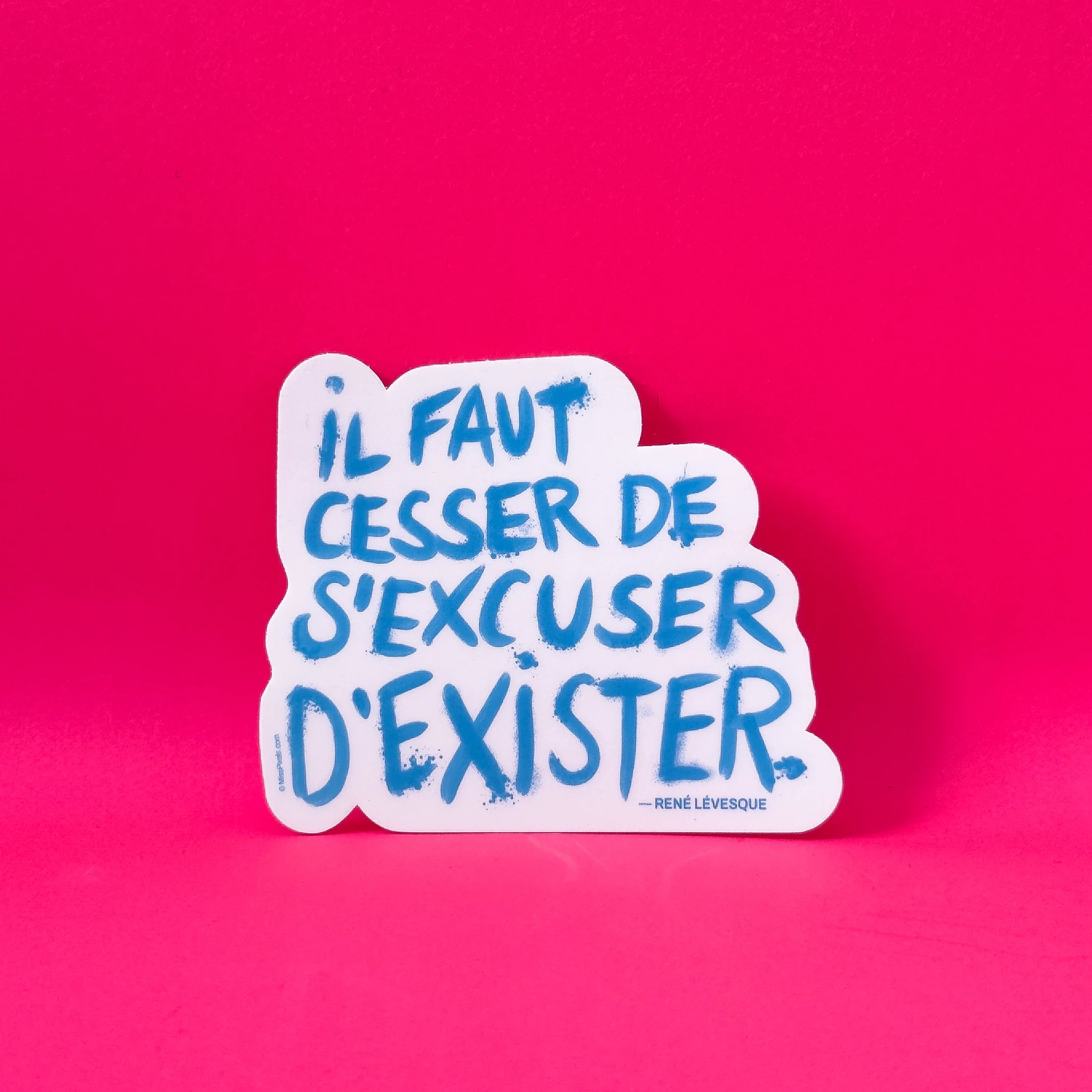 Autocollant – René Lévesque