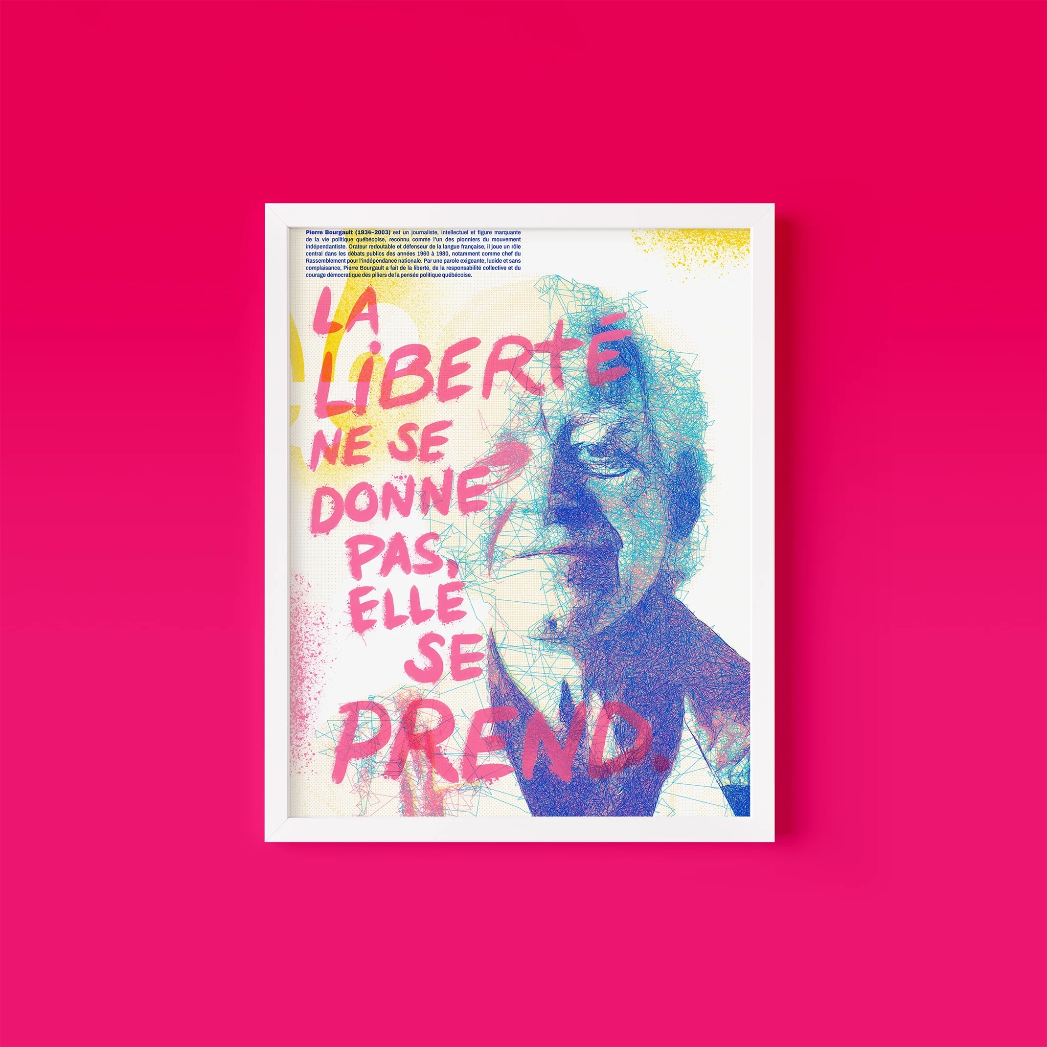 Affiche – Pierre Bourgault