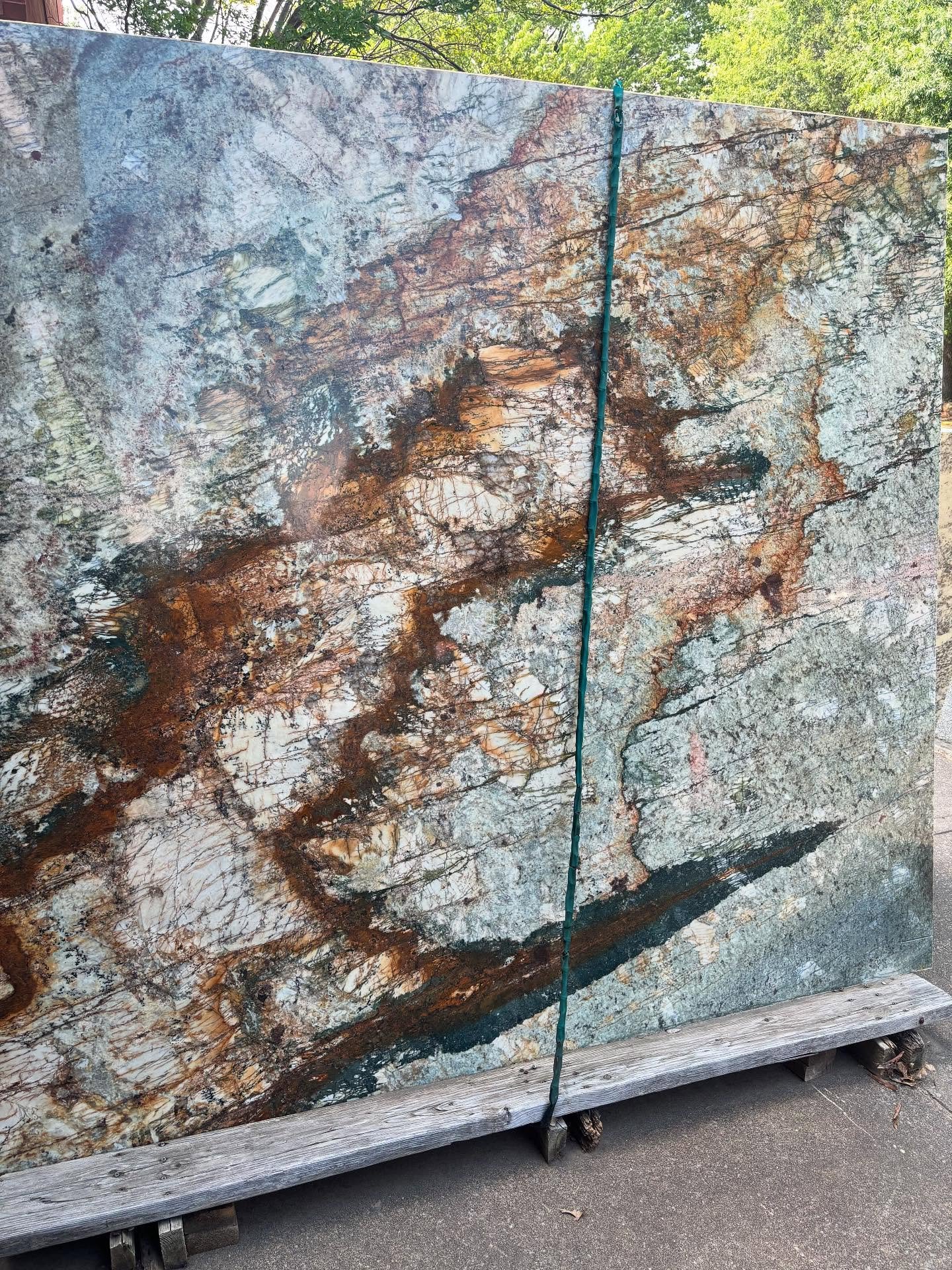 Atlas Granite is a remnant that will make a beautiful kitchen island for a lucky person. Need to freshen up the back of a bookcase in a study? This would look amazing. Do you have some end tables that are just tired? Imagine how great they will loo
