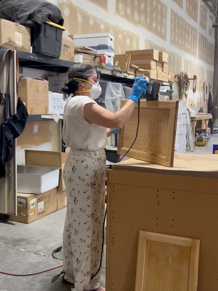 Our business is a family affair and some days it takes everyone!#emeraldpearlkitchenandbaths #trustedfabricator #familyownedandoperated #decadesandcounting #countertops #marble #granite