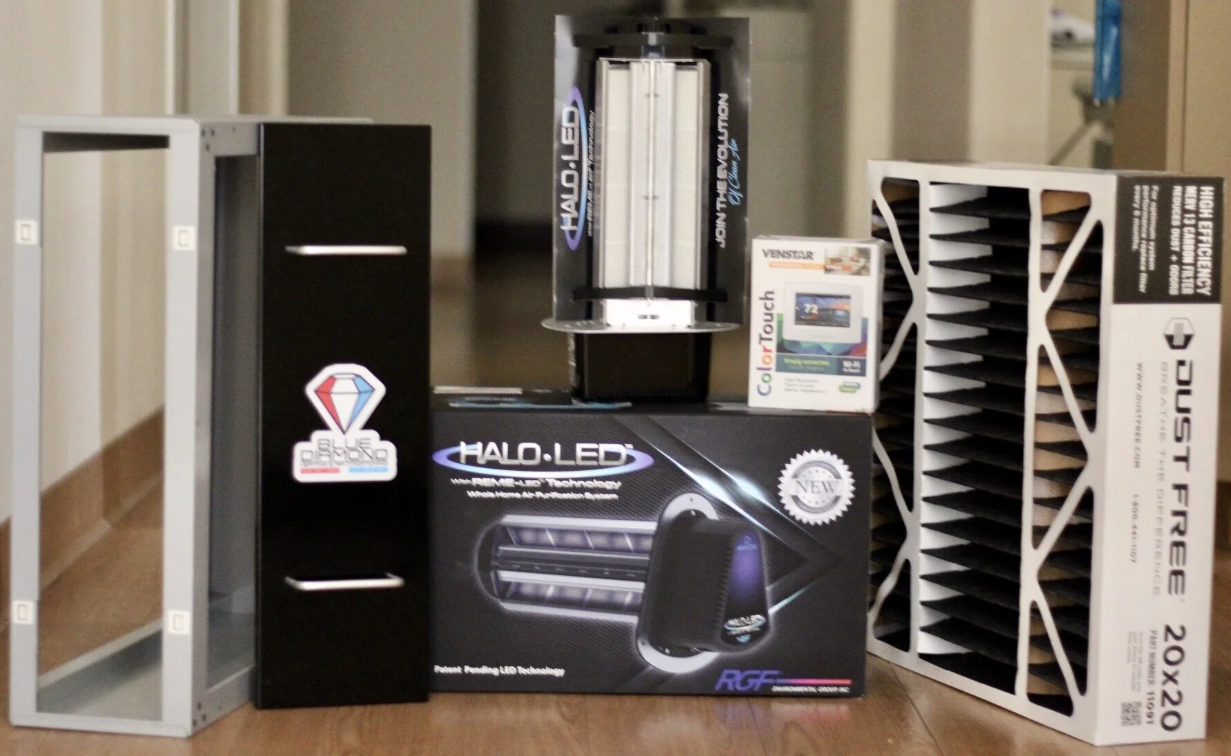 Hospital Grade Air Quality Upgrade at Local Santee Laser Dentistry Office