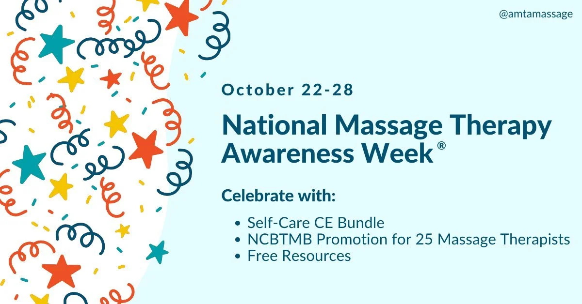 National Massage Therapy Awareness Week