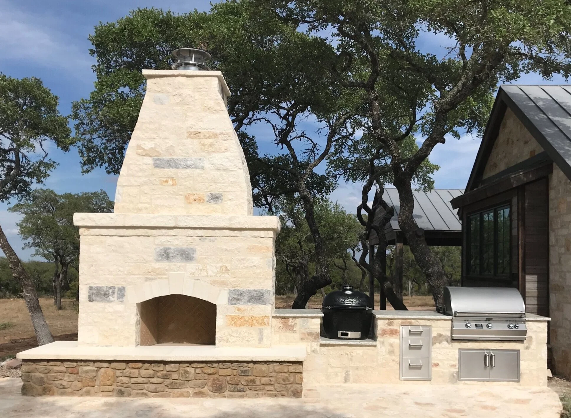 Wood Fireplaces — Cozy Outdoor Escapes