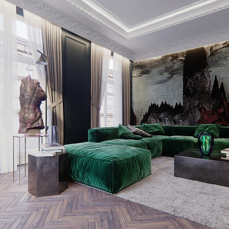 You don’t have to live in the Sistine Chapel to enjoy a mural in your home. Overscaled wallpaper can offer the same flair. Check out Ashley Woodson Bailey’s collection of dramatic florals. Source link .