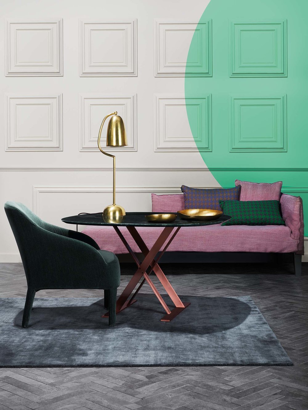 Color doesn’t always need to be applied in blocks. Photographer Omar Sartor’s portfolio includes a minty eclipse. Source Link
