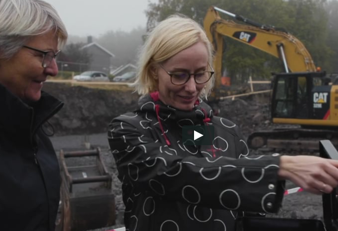 Verdig markering av Grøterød ungdomshjem