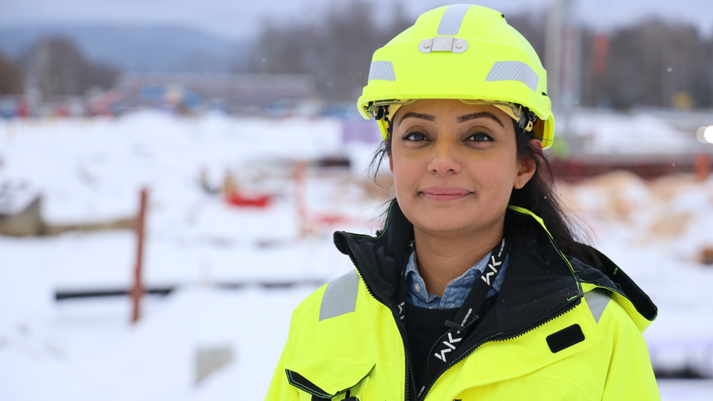 Sarishti stortrives som anleggsleder