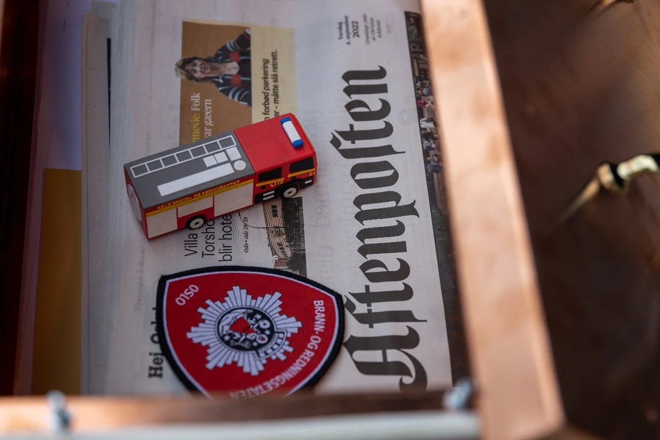 Grunnsteinsnedleggelse på Sentrum Brannstasjon