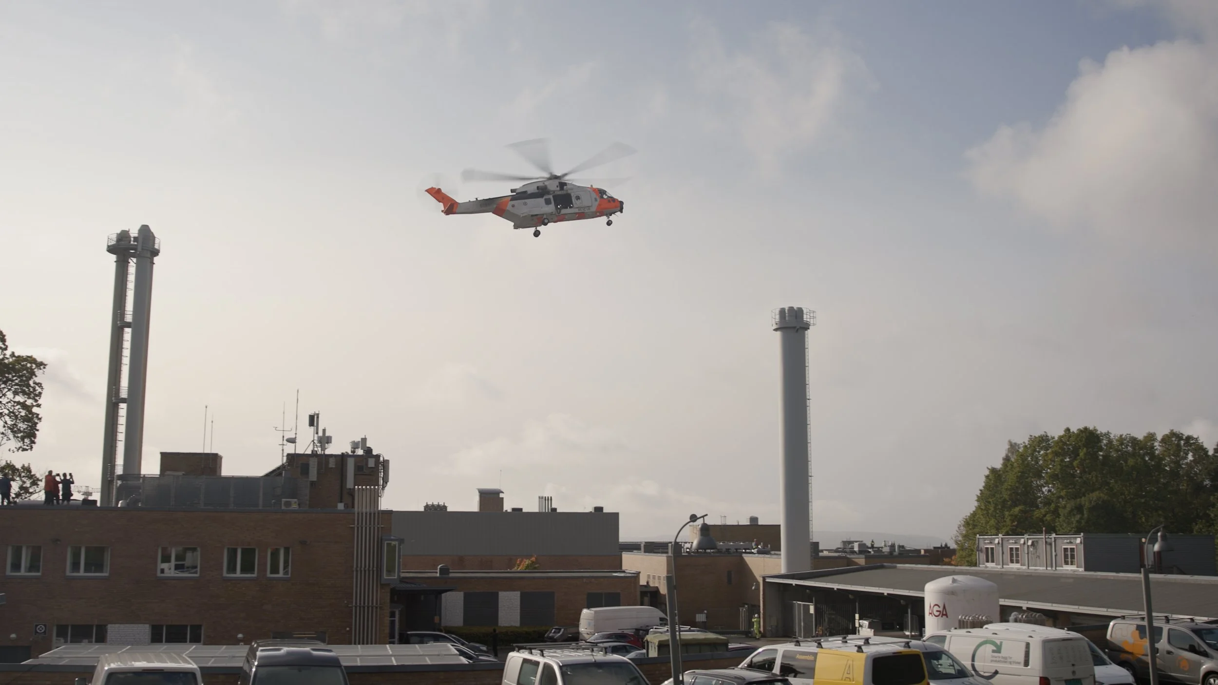 Bygger helikopterplattform på Rikshospitalet