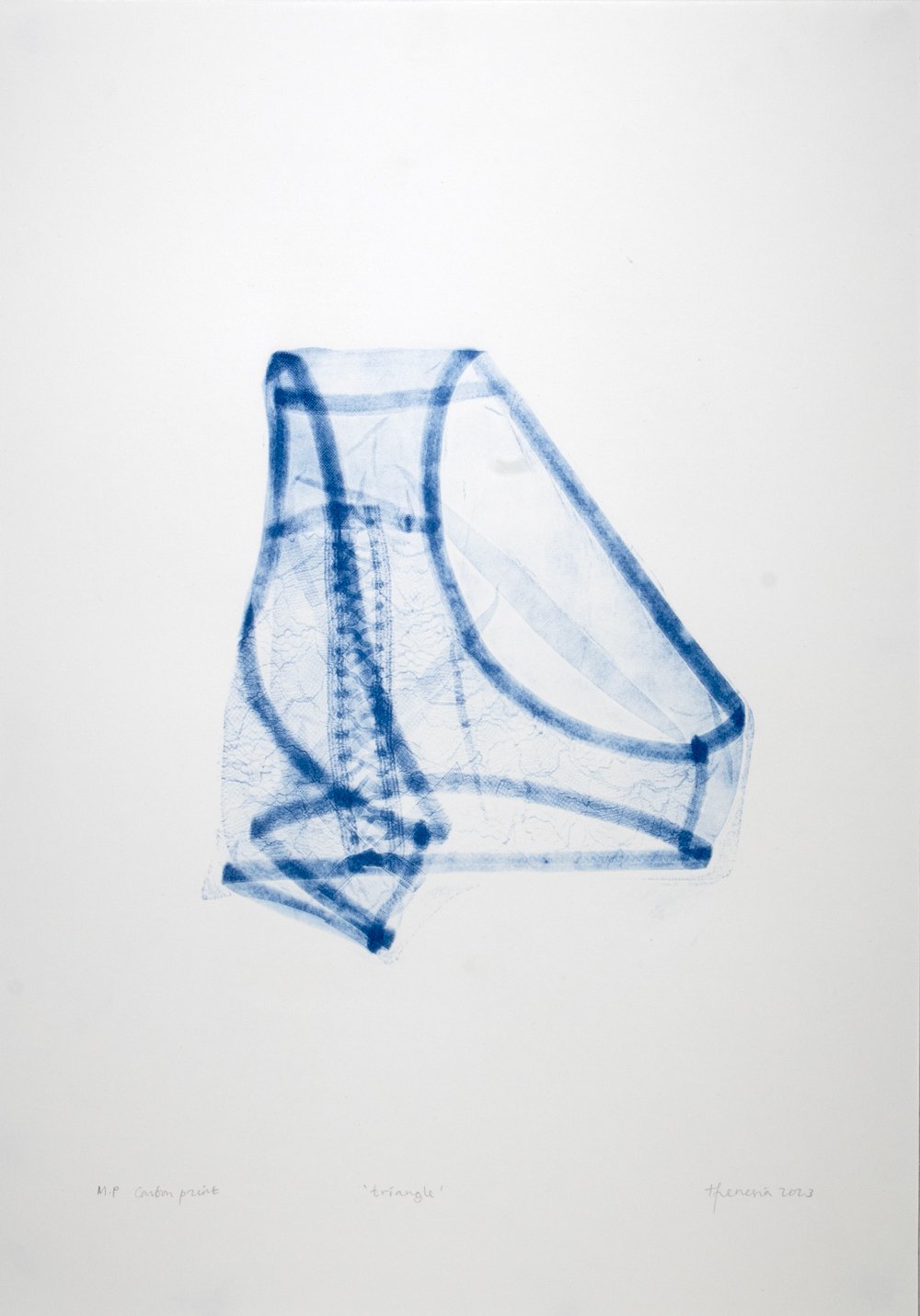  Theresia Agustina Sitompul,  Triangle  2023, carbon print, 50 x 35 cm 