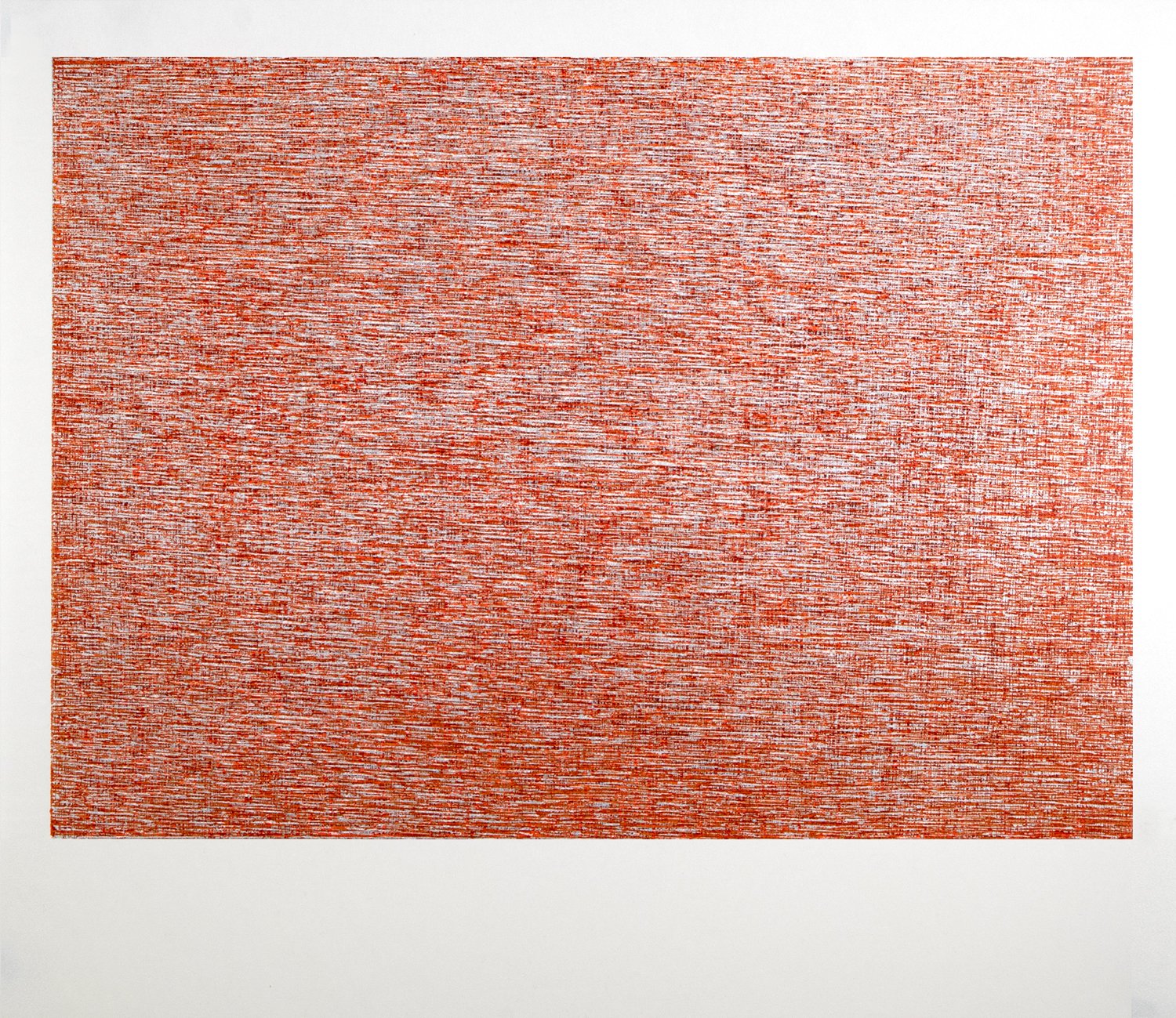  Michael Phillips,  Untitled  2022, woodblock, 45 x 50 cm 