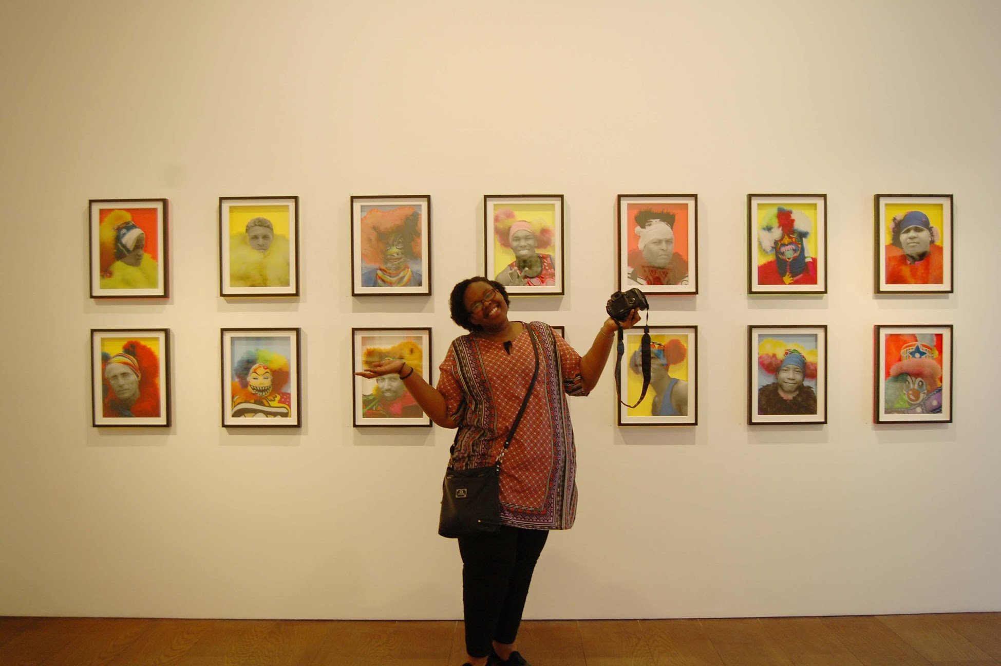 Khadija taking photos at the launch of The Dance of Colour 2016.  Image courtesy of Nicola Green..