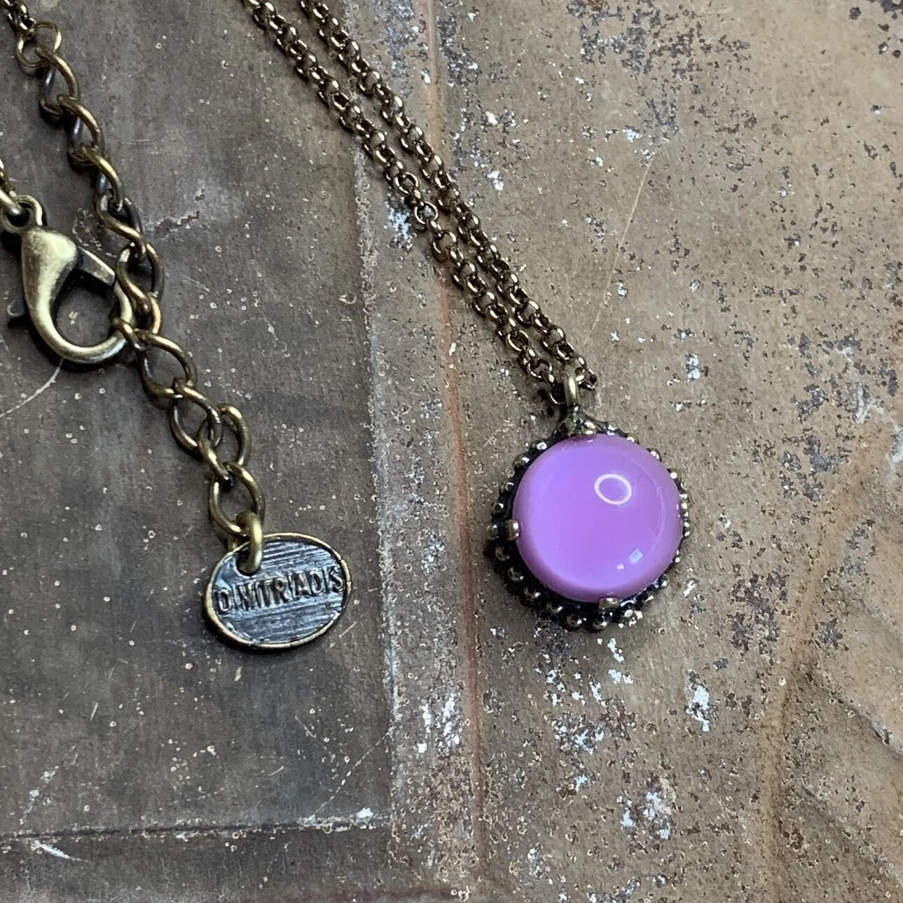 lilac necklace by Artwear Dimitriadis