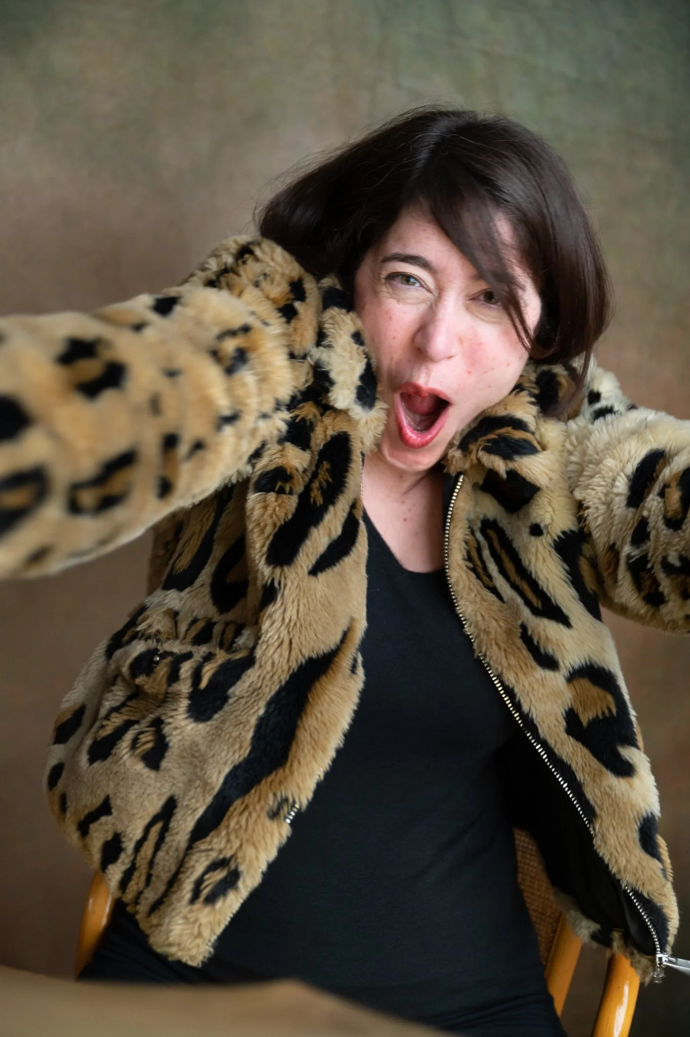 Headshots and Branding Photography image of a women pulling a funny face in Bristol.