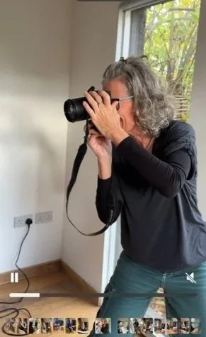 photographing a headshot in Bristol studio