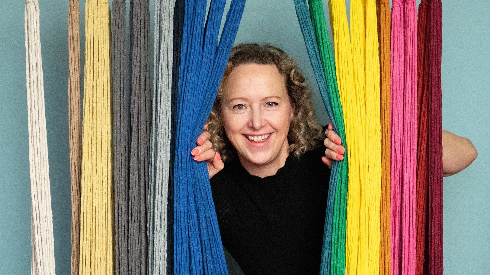 Branding Photograph of creative entrepreneur in Bristol wearing black.