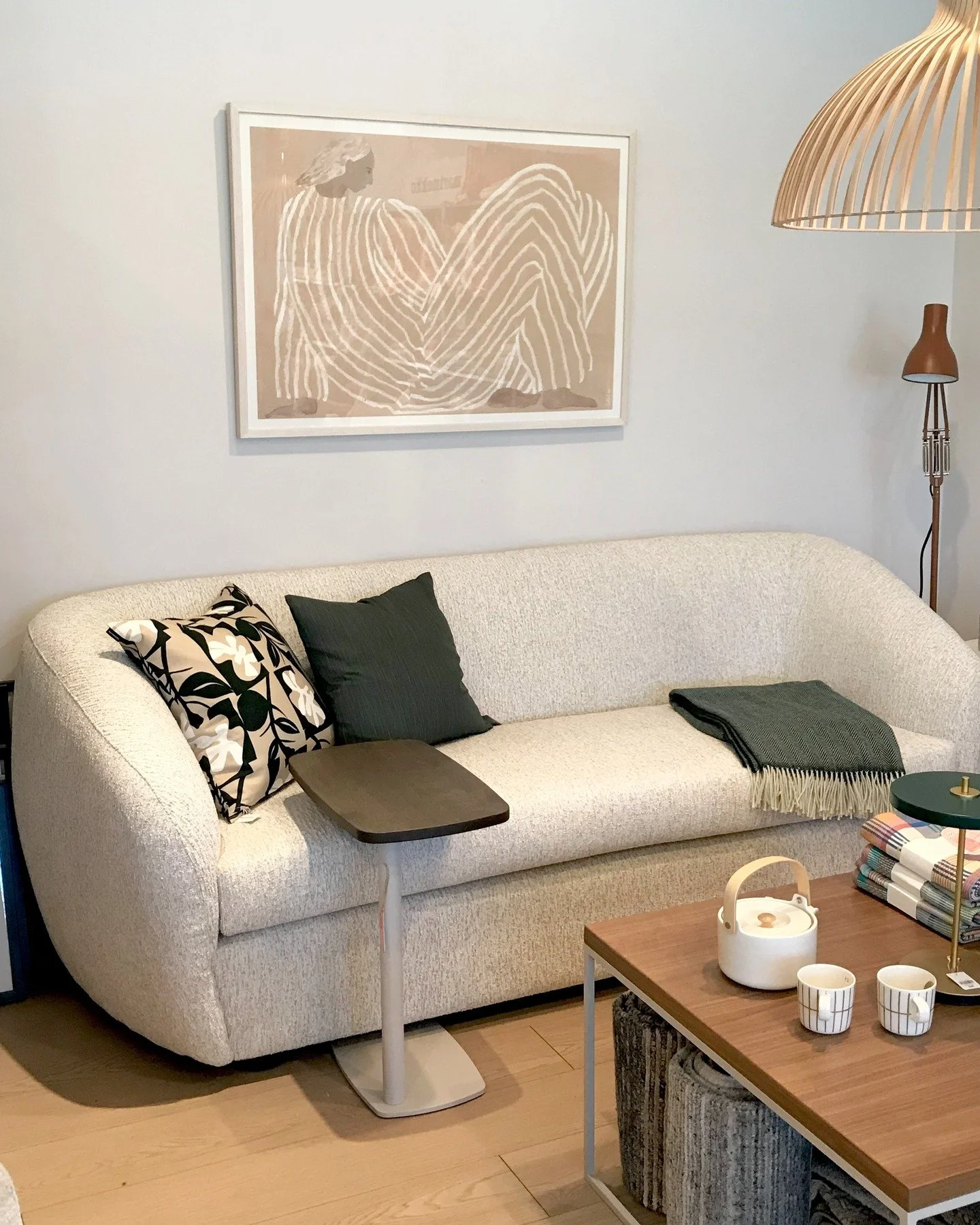 New sofa in-store! Made to order in Canada &amp; available in many sizes and fabrics 🇨🇦 ❤️