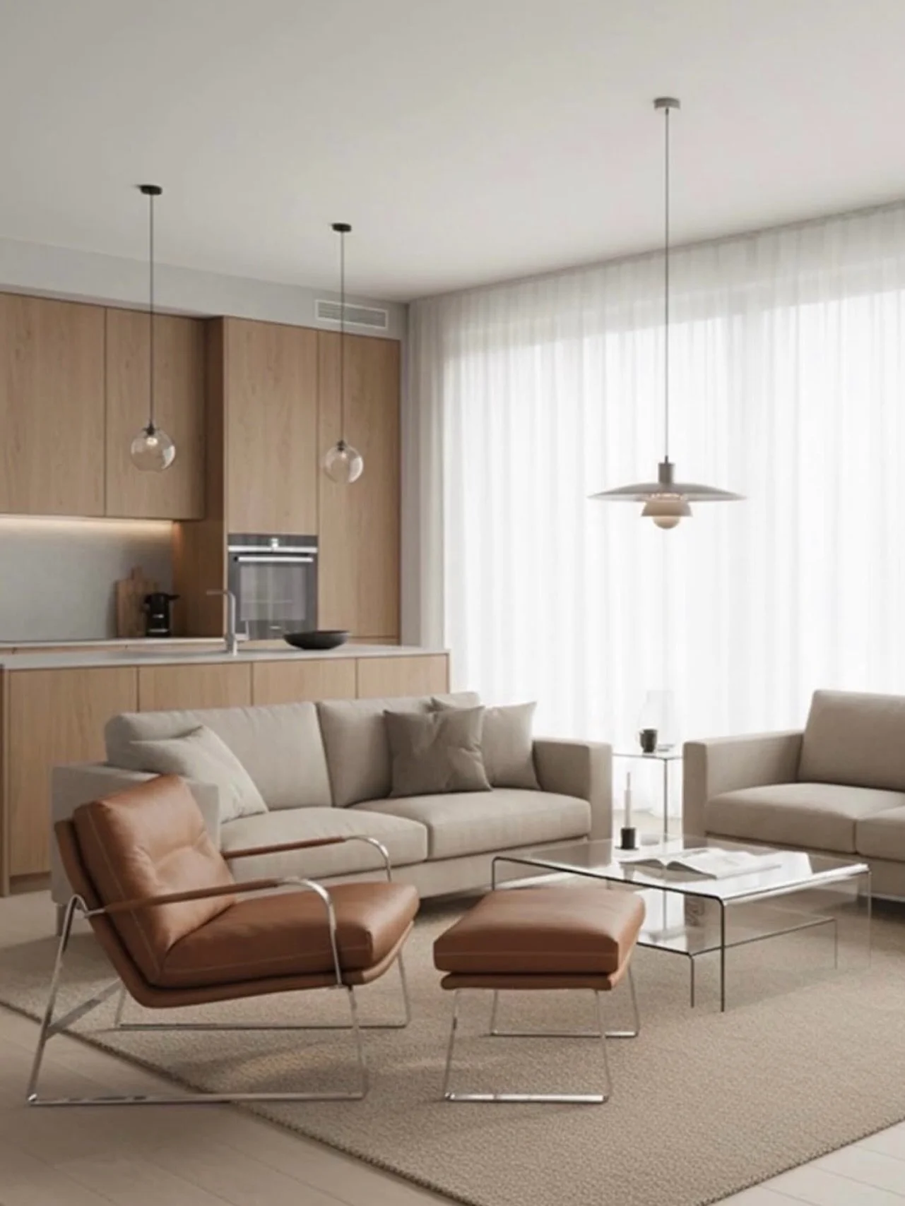 An armchair that offers style and comfort. Available in a large selection of leathers and fabrics