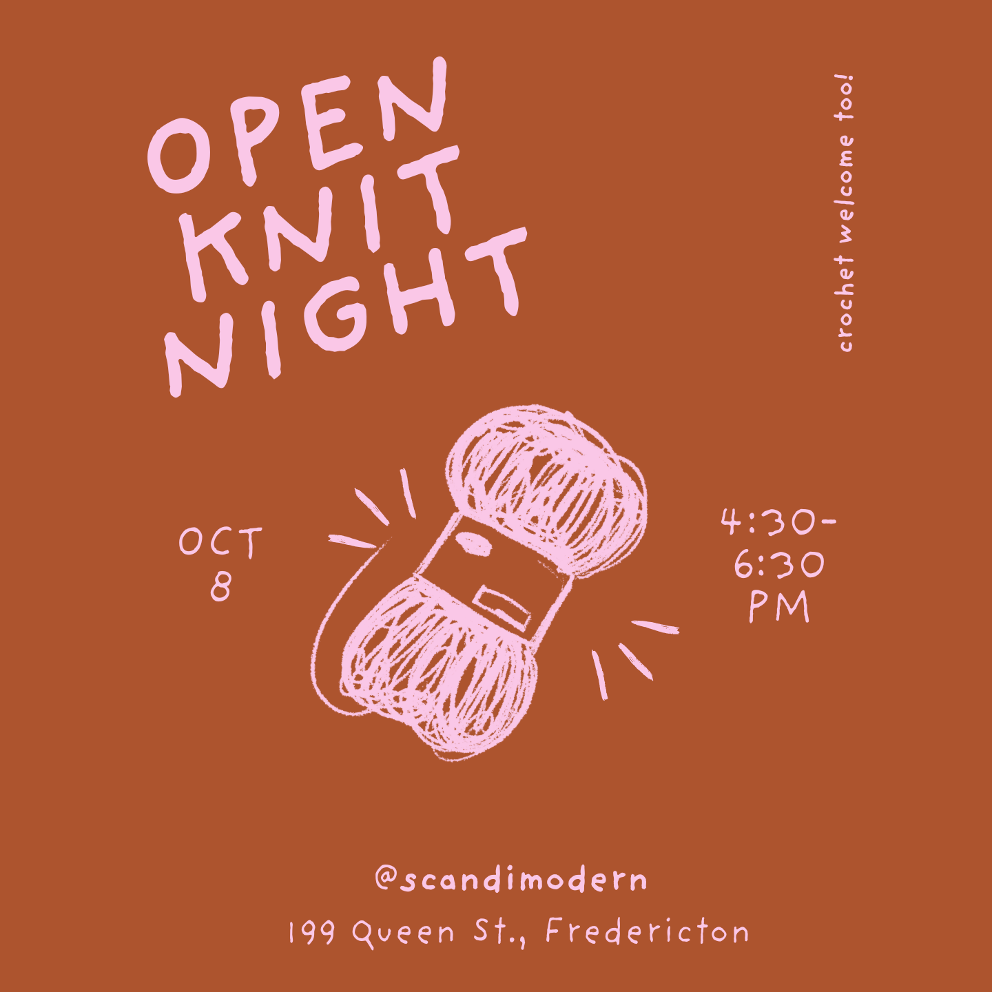 Open Knit Night (October)
