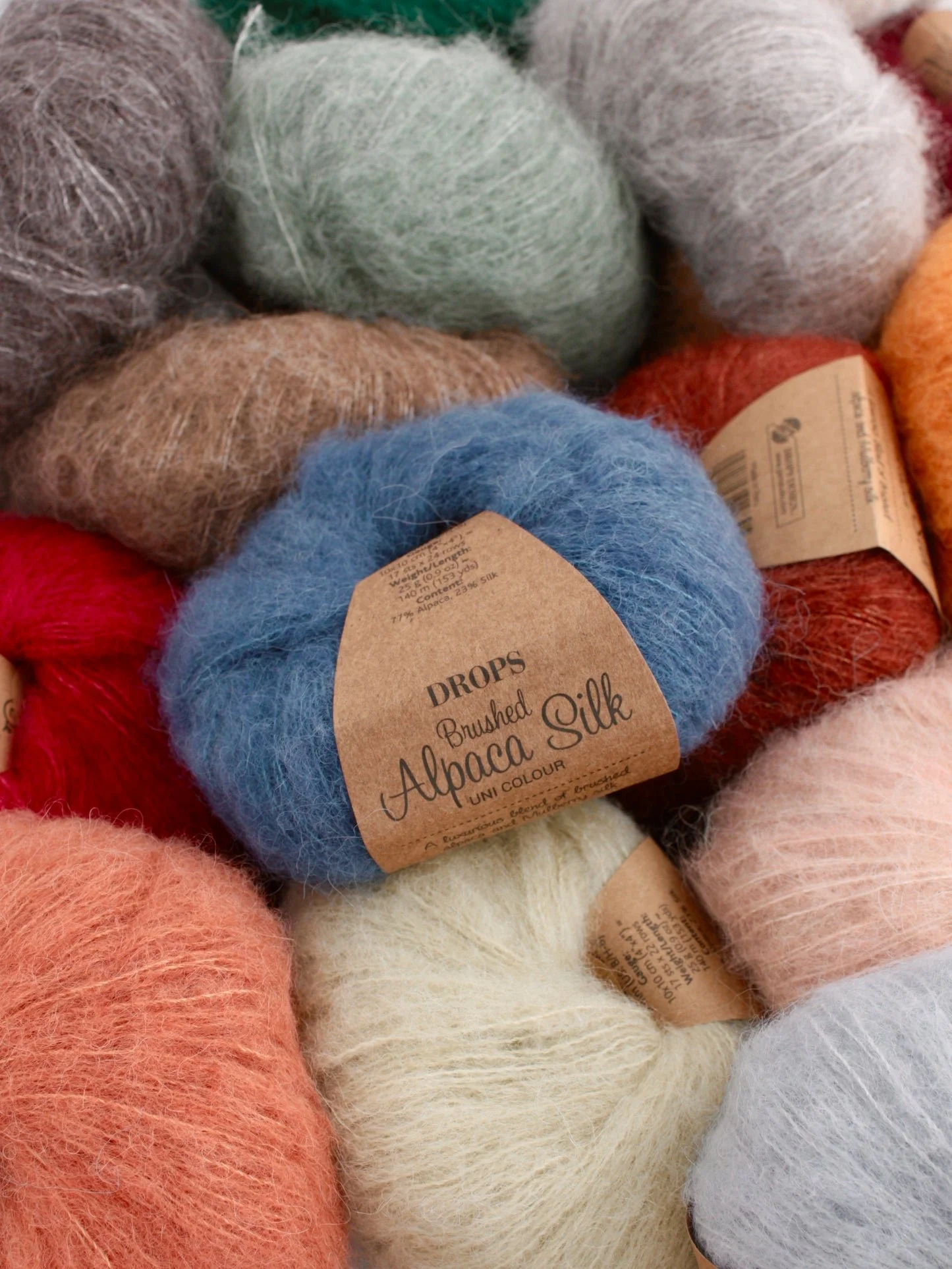 Brushed Alpaca Silk : Drops