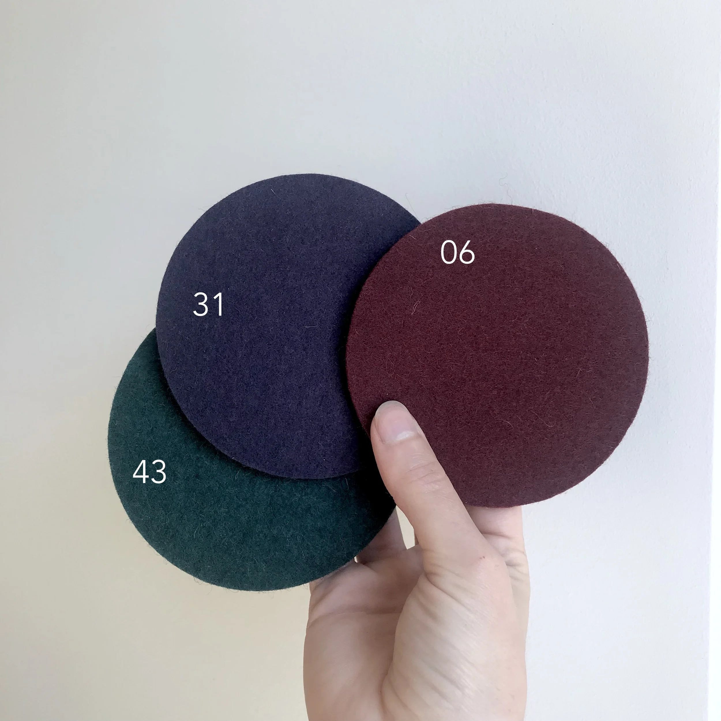 Felt Coaster (28 colours)