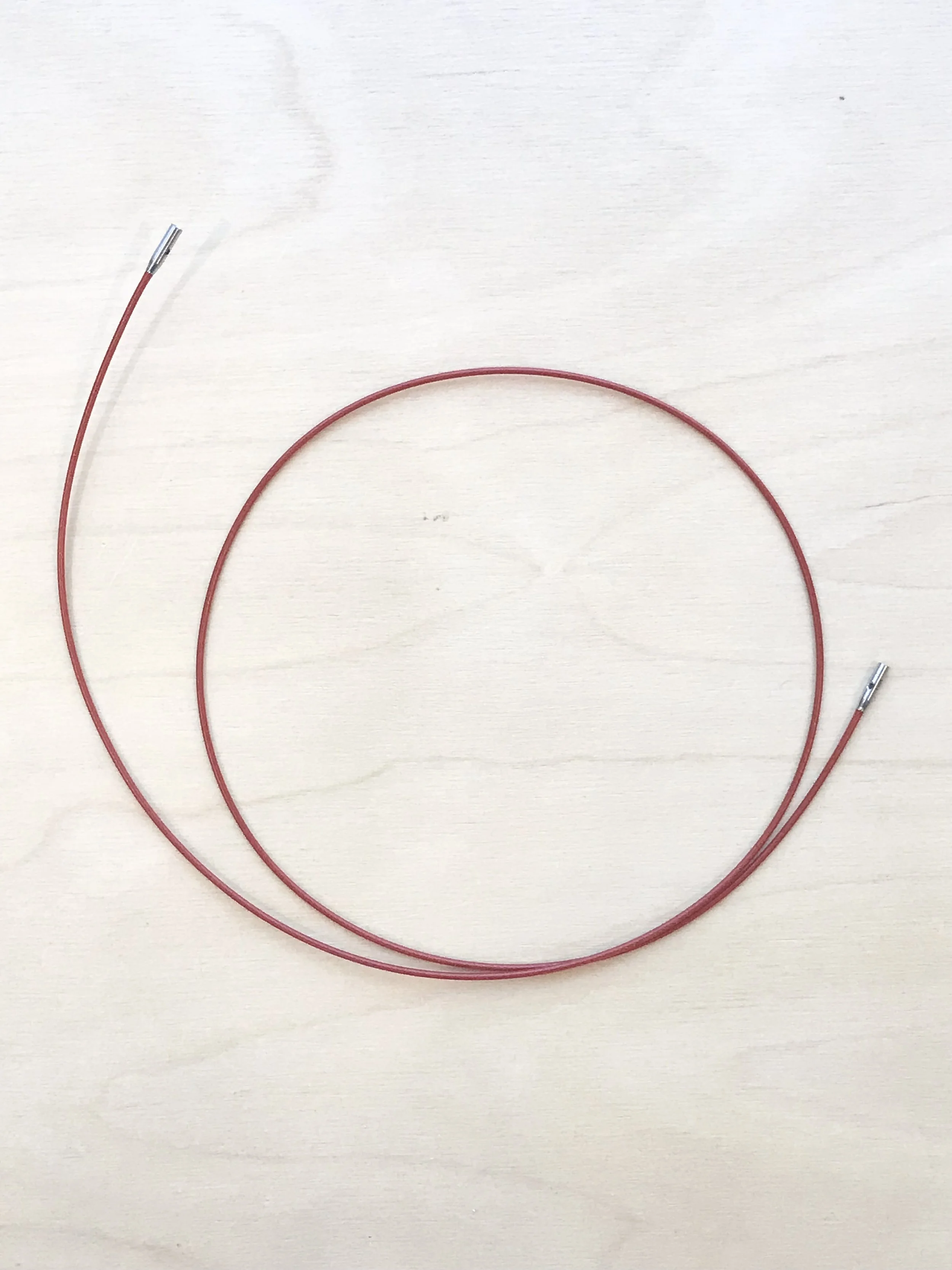 Twist Red Lace Cables