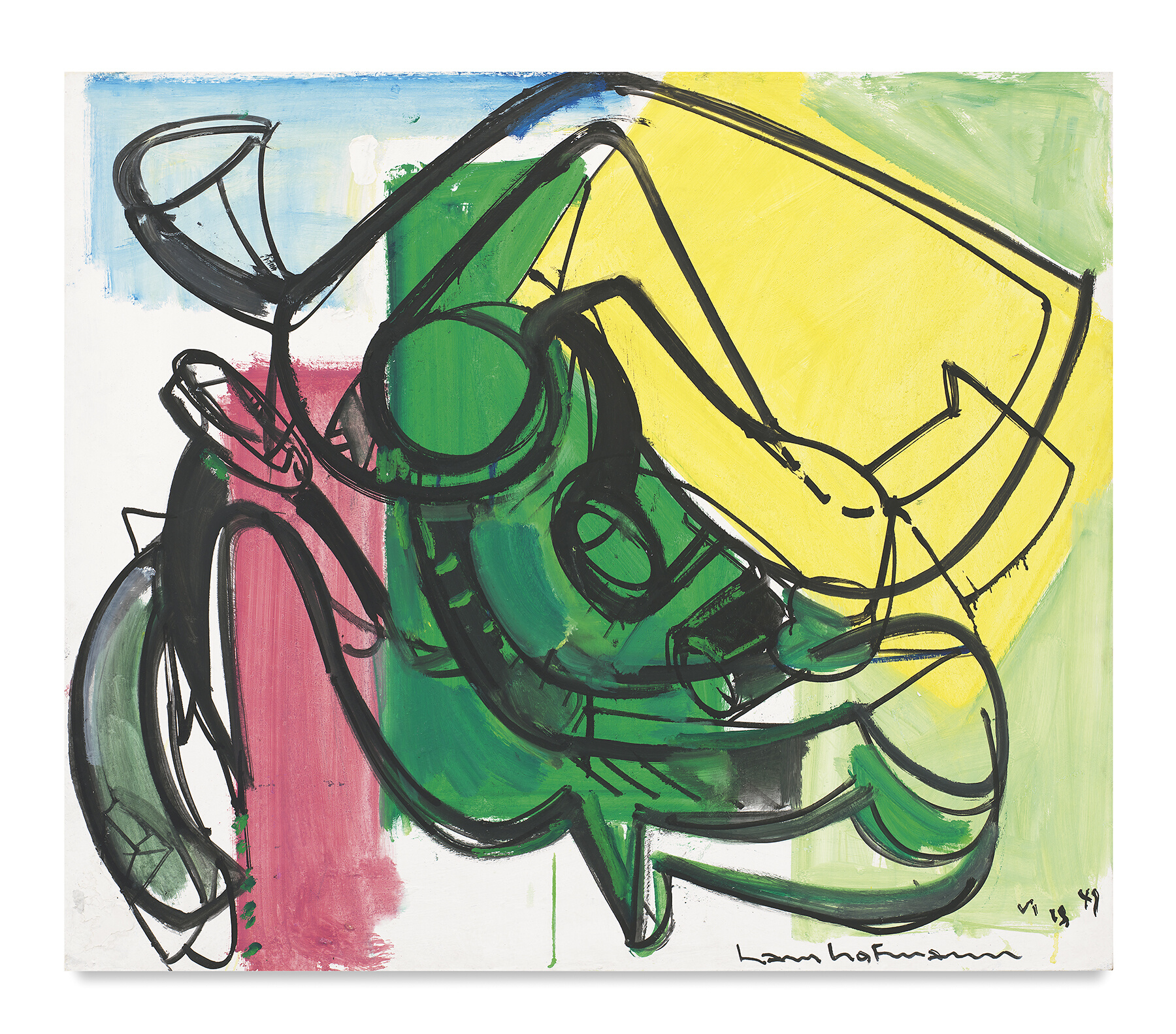 Hans Hofmann (1880-1966) "Yellow Volume", 1947
