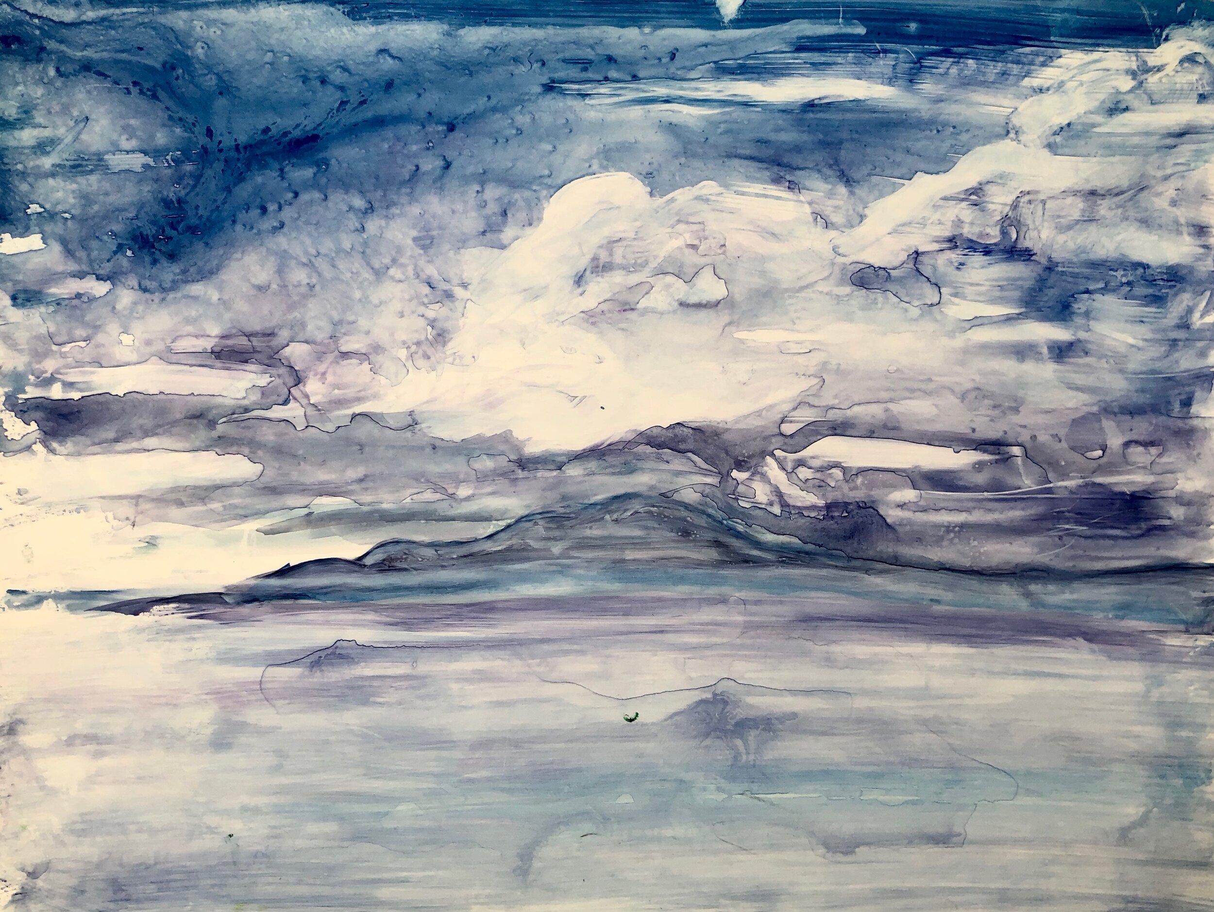  CLOUDS OF TORREVIEJA, 2016, 30x40cm 