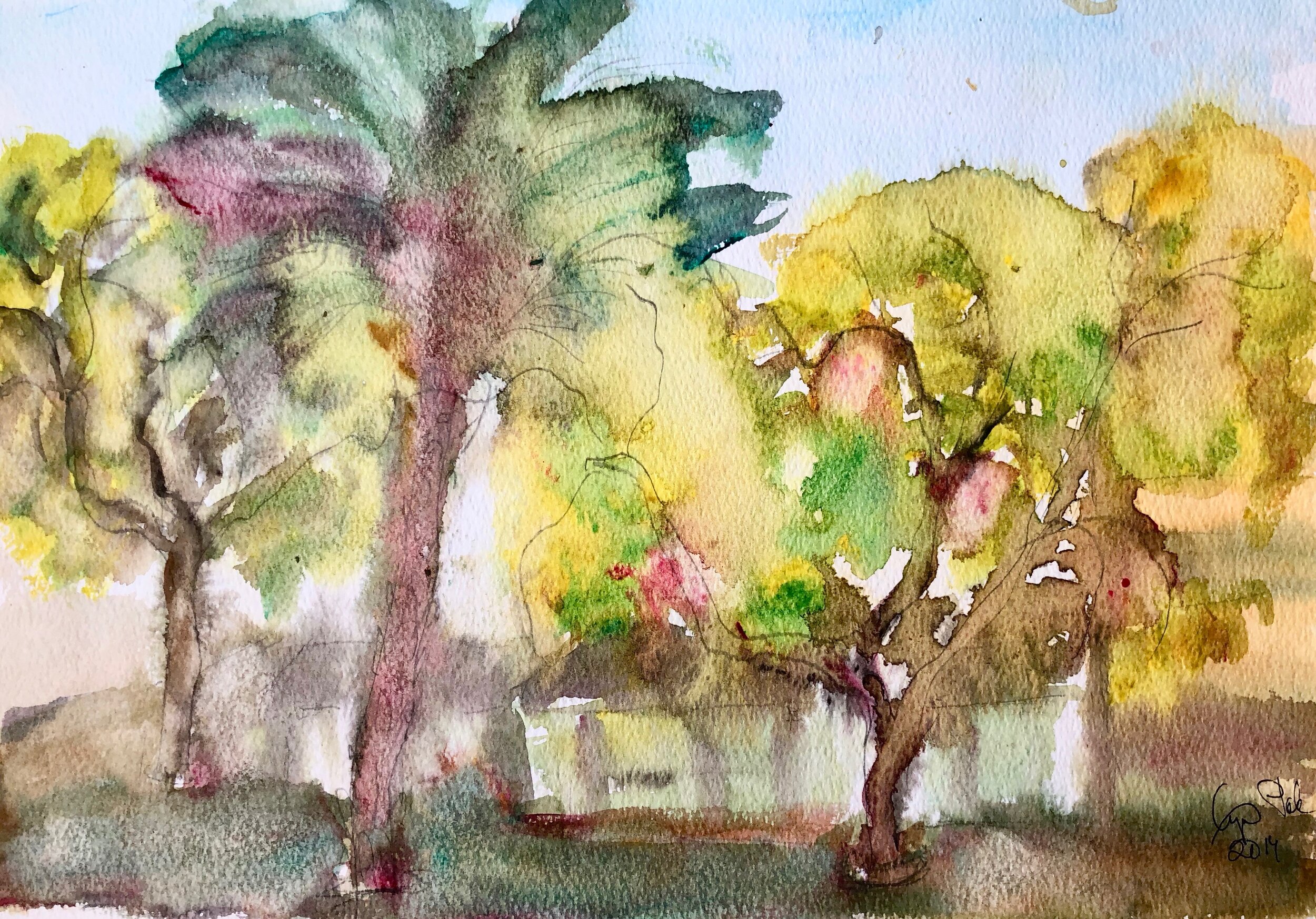  PARK IN VILA NOVA, 2015, 30x40cm 