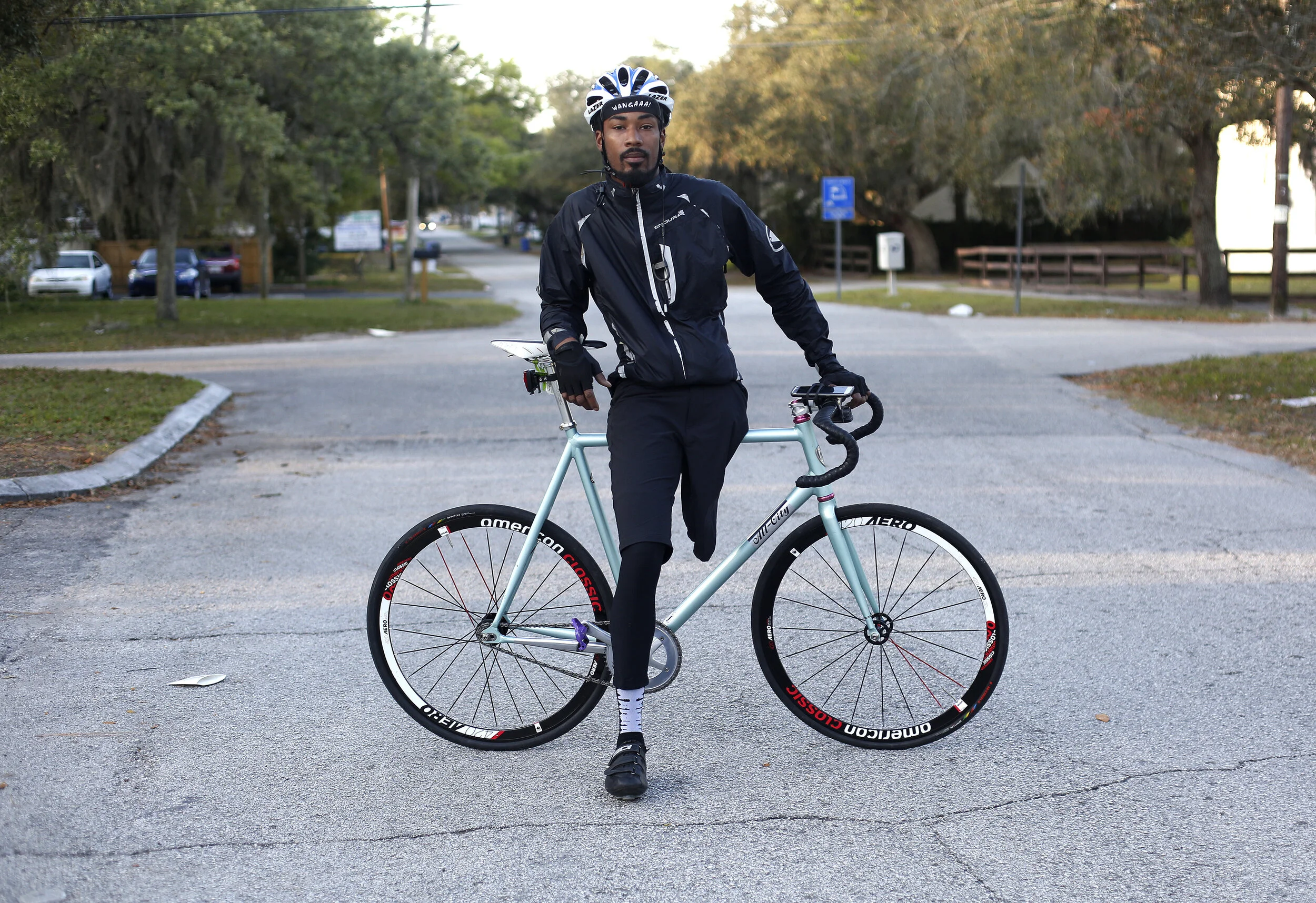  Leo Rodgers, 32, of Tampa was an avid motorcycle rider before losing his leg in 2007 in an accident which he says changed his perspective on life. “I want to inspire others that nothing can’t stop you from doing anything,” said Rodgers.  