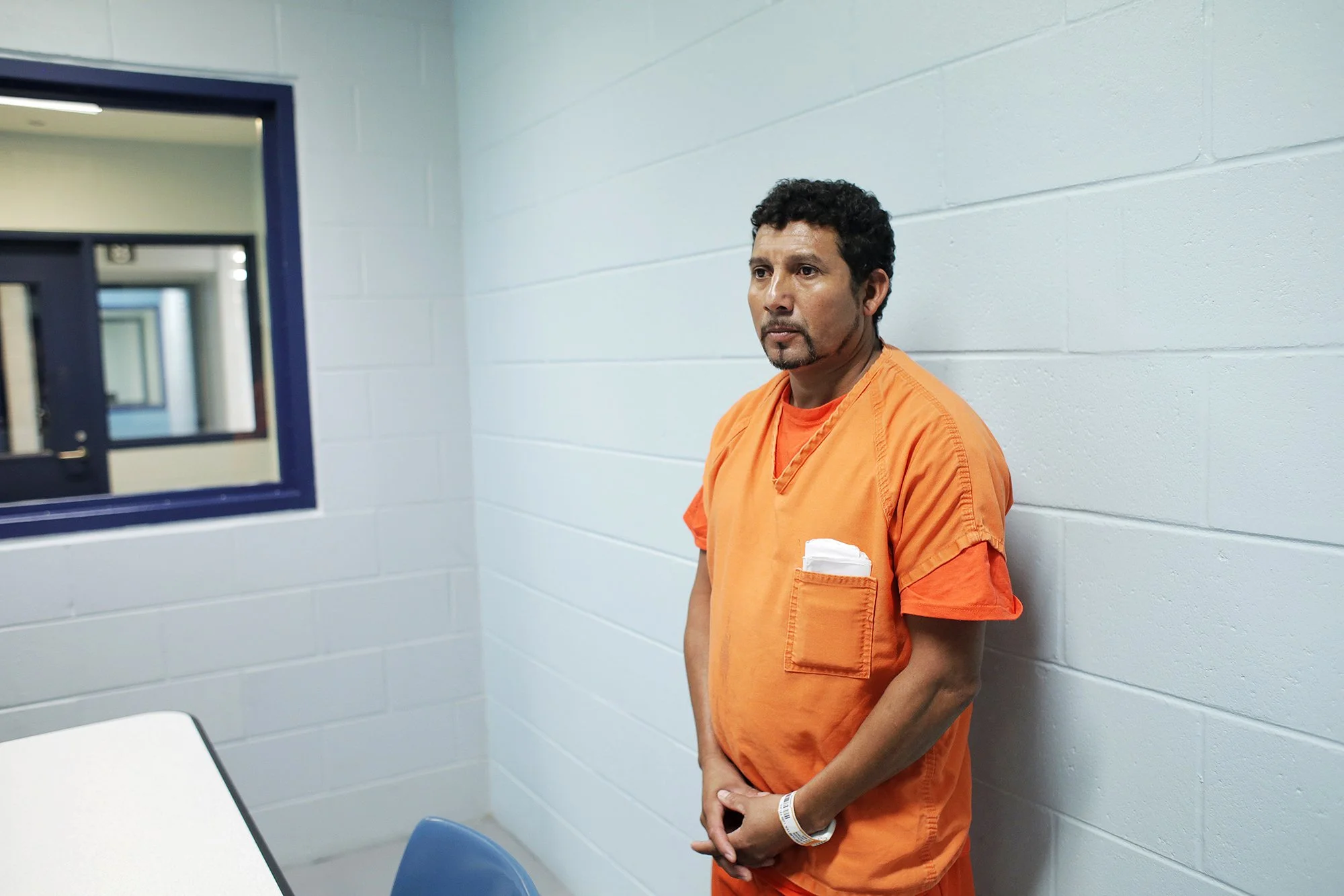 Luis Blanco-Reyes, 41, a father of six who resided in Plant City with his family of seven and who's currently an undocumented immigrant is held in detainment at the Krome Detention Center in Miami, Florida pending deportation back to Veracruz, Mexico