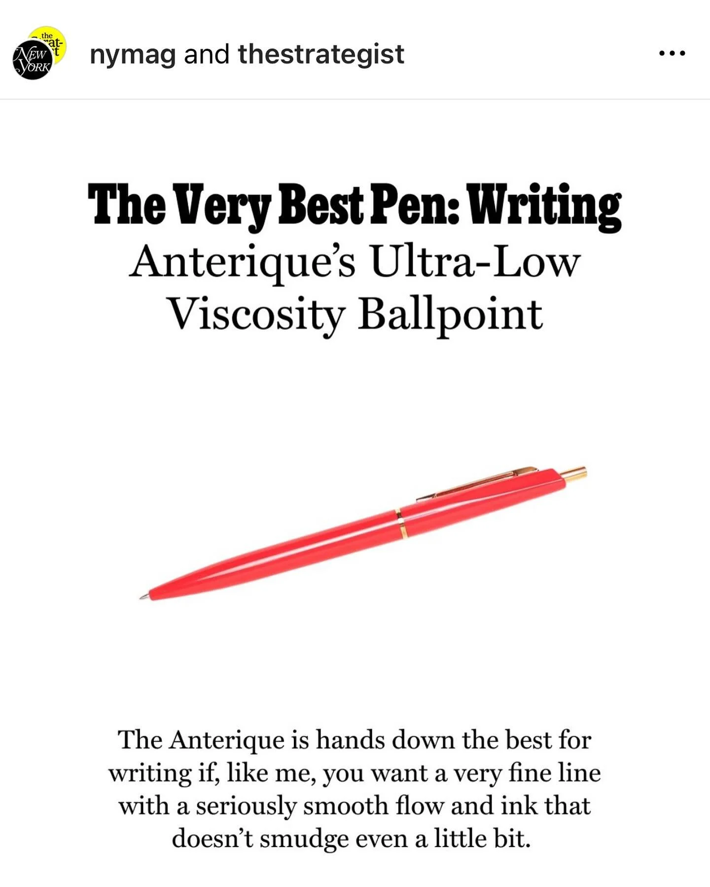 We agree and love carrying these pens at the shop. 🖊️ 🤩