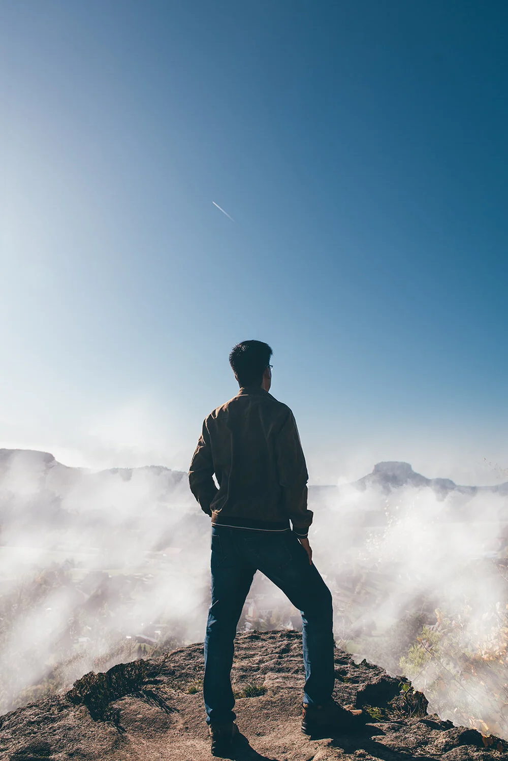 Der Wanderer über dem Nebelmeer