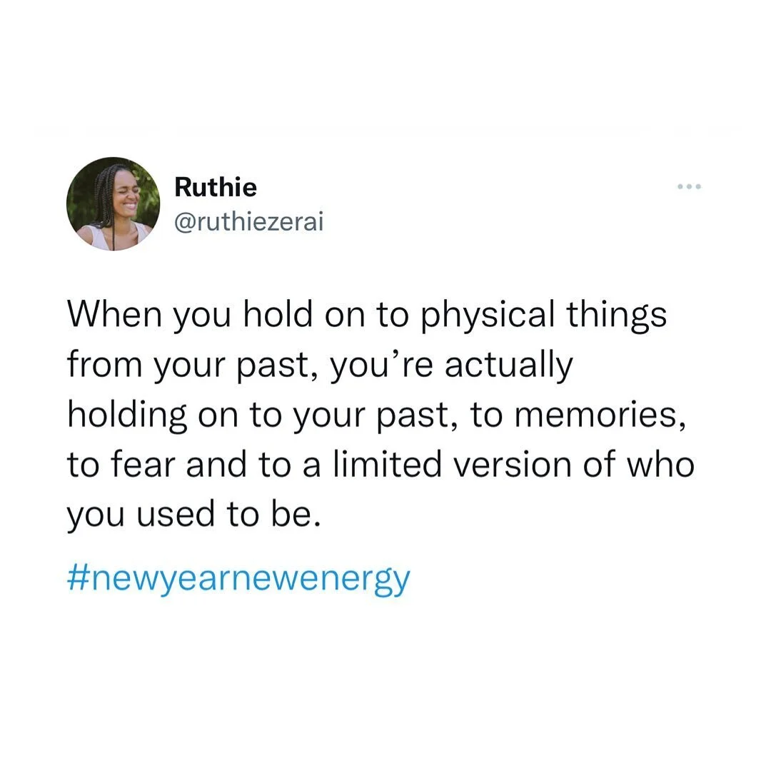 NEW BLOGPOST: Decluttering is a Spiritual act.

I&rsquo;ve been sharing parts of my new year decluttering journey in my stories lately which is going so well that I felt inspired to write a blogpost today about how decluttering can act as a spiritual