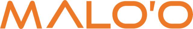Malo'o orange primary logo.png